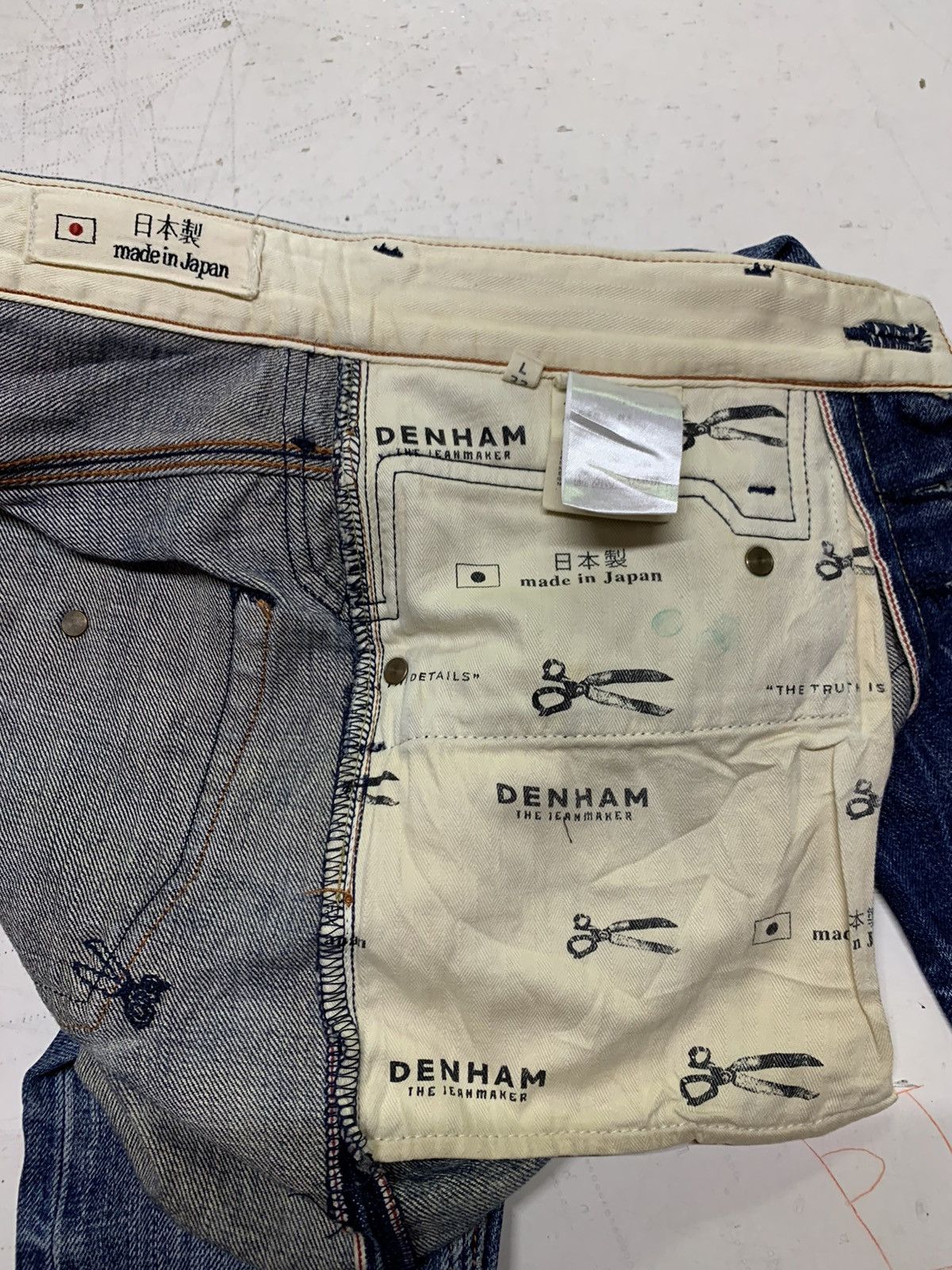 DENHAM × Vintage Denham jeans distressed Size US 30 / EU 46 - 16 Thumbnail