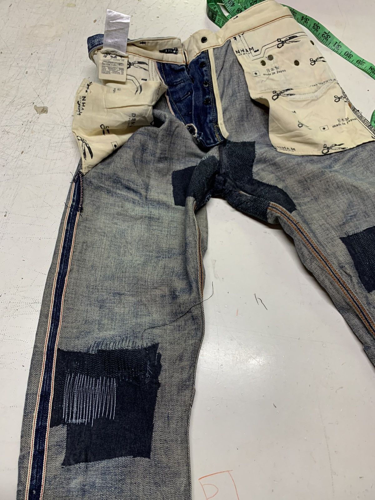 DENHAM × Vintage Denham jeans distressed Size US 30 / EU 46 - 23 Thumbnail