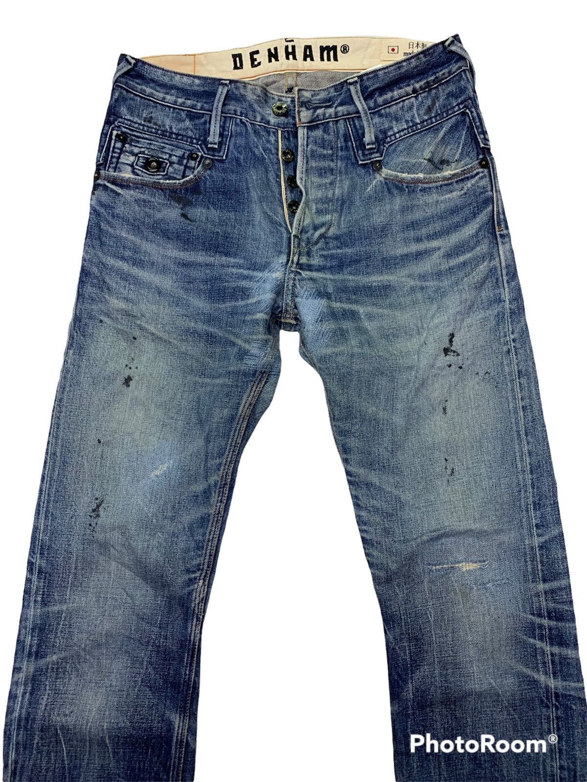 DENHAM × Vintage Denham jeans distressed Size US 30 / EU 46 - 6 Thumbnail