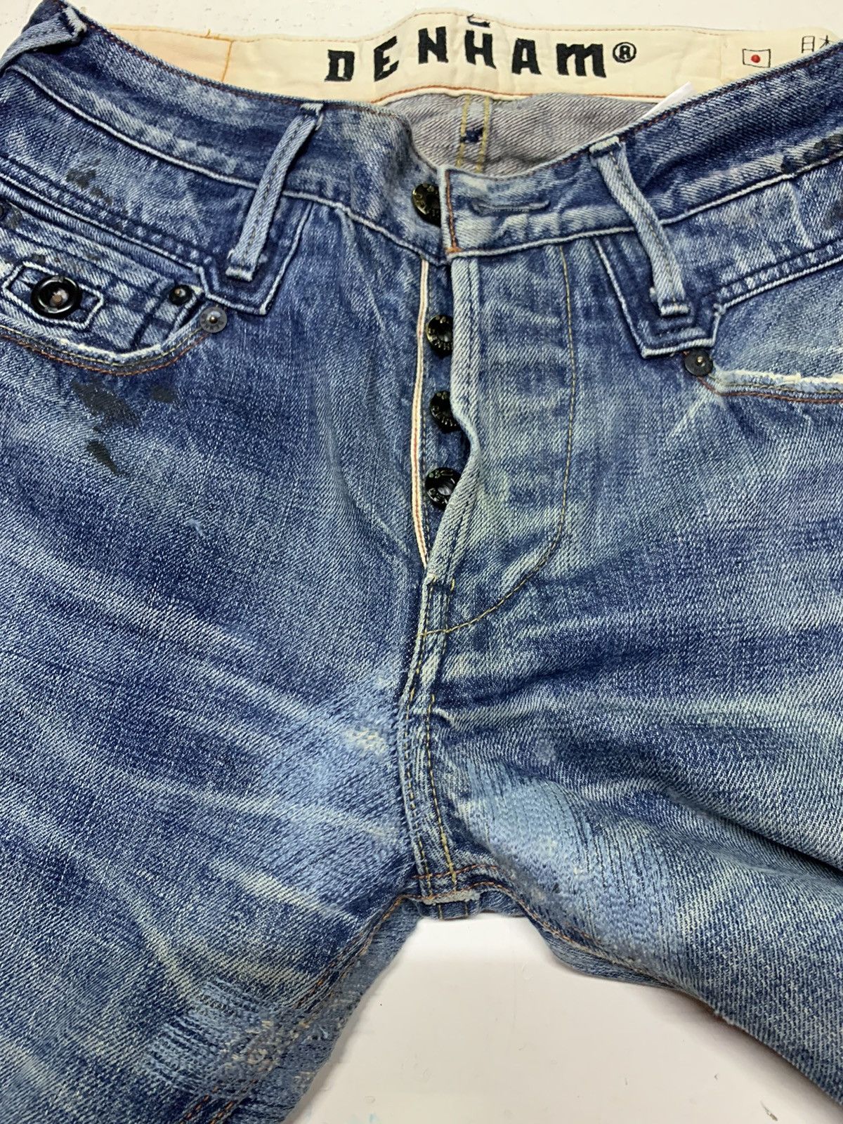 DENHAM × Vintage Denham jeans distressed Size US 30 / EU 46 - 21 Thumbnail