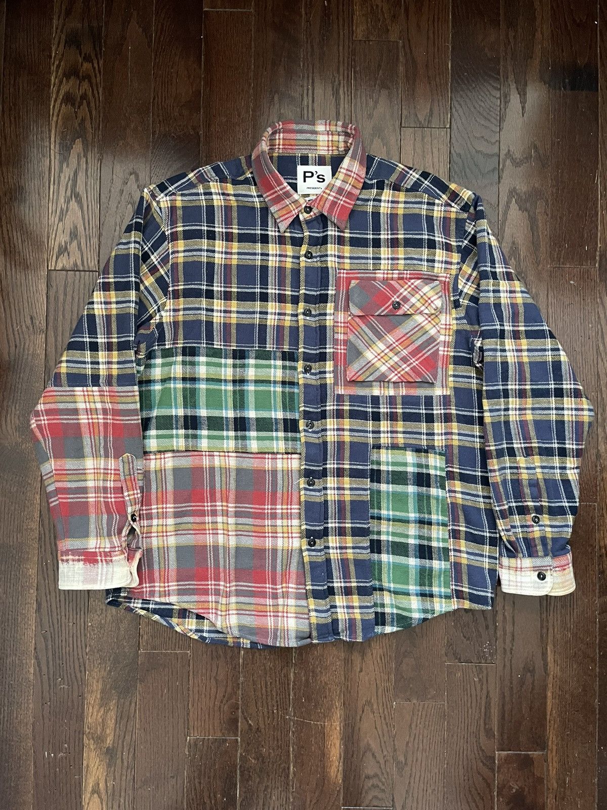 Japanese Brand × President's President’s Patchwork Flannel Multicolor Size US L / EU 52-54 / 3 - 1 Thumbnail