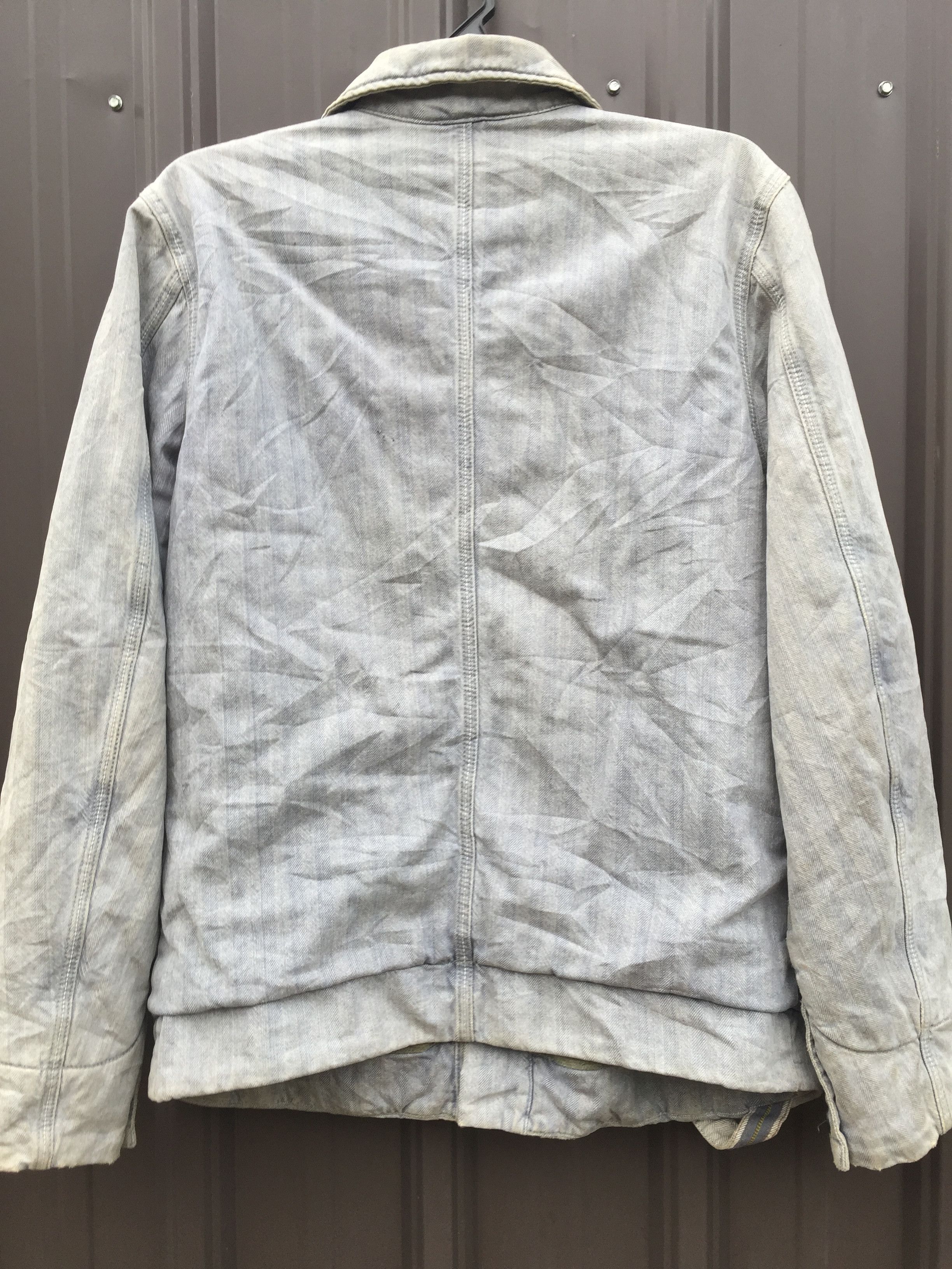 Diesel Vintage Diesel Herringbone Worker Distressed Jacket Size US M / EU 48-50 / 2 - 3 Thumbnail