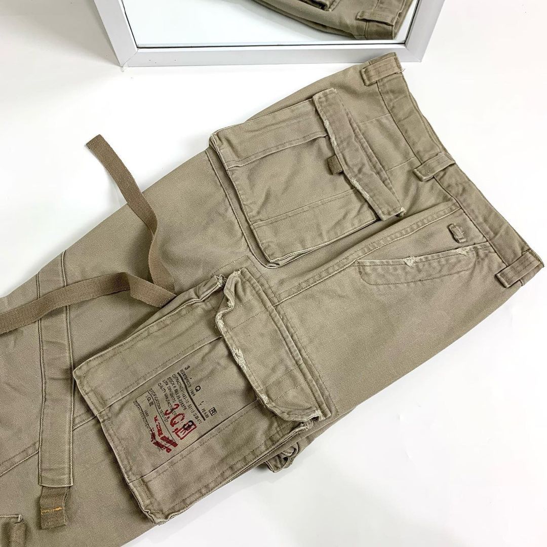 20471120 × Beauty Beast × Japanese Brand ✅RARE✅JAPANESE 3QR BONDAGE CARGO PANTS VERY NICE DESIGN Size US 31 - 8 Thumbnail