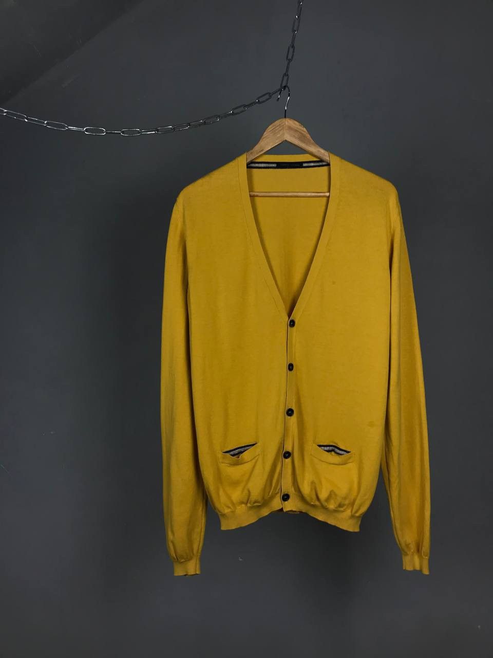 トップス ROBERTO COLLINA Border Cardigan Roberto Collina cardigan jacquard a rombi - eb abbigliamento