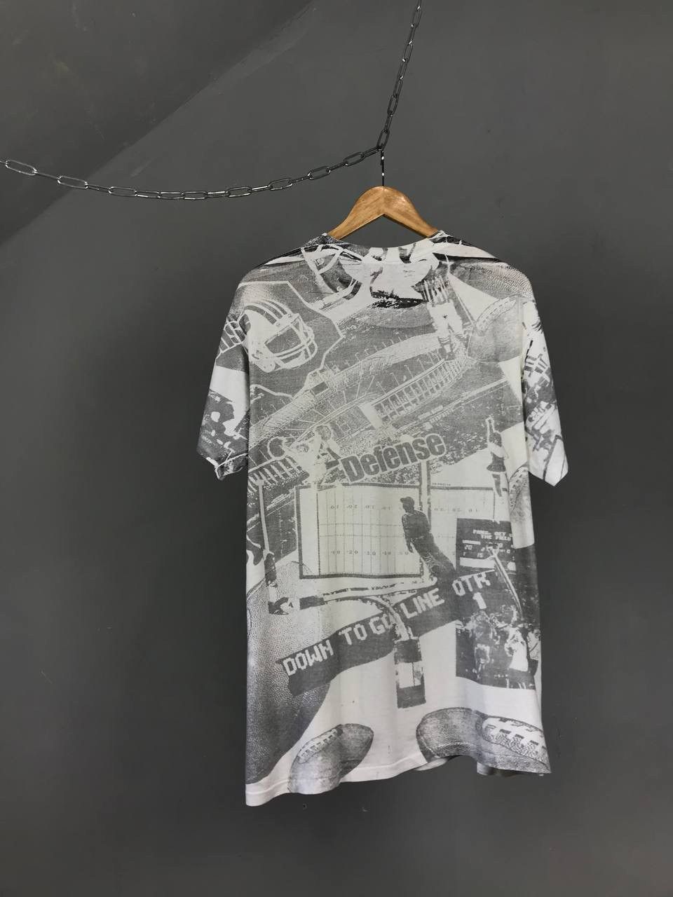 NFL × Vintage Los Angeles Raiders overprinted made in USA vintage tee Size US L / EU 52-54 / 3 - 6 Thumbnail