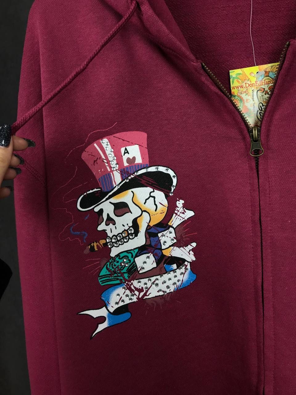 Christian Audigier Ed Hardy Christian Audigier designer overprinted hoodie Size US XXL / EU 58 / 5 - 3 Thumbnail