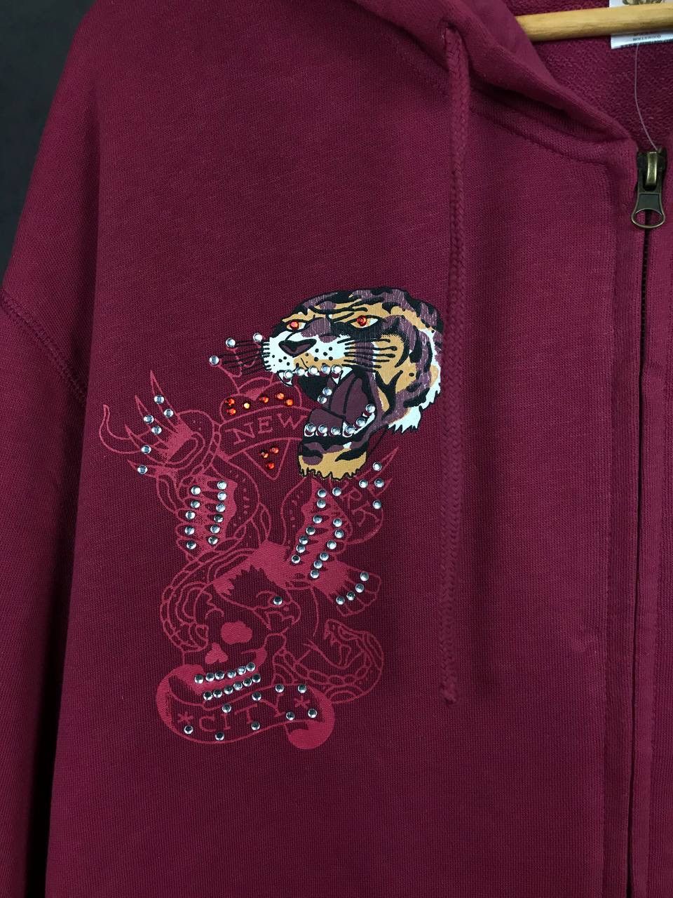 Christian Audigier Ed Hardy Christian Audigier designer overprinted hoodie Size US XXL / EU 58 / 5 - 4 Thumbnail