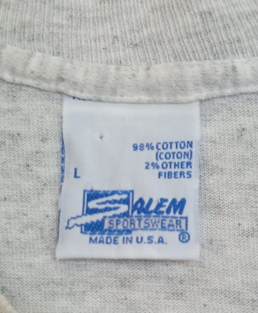 MLB × Salem Sportswear Vintage 90s MLB LA Dodgers : Hideo Nomo T-shirt Size US L / EU 52-54 / 3 - 11 Thumbnail