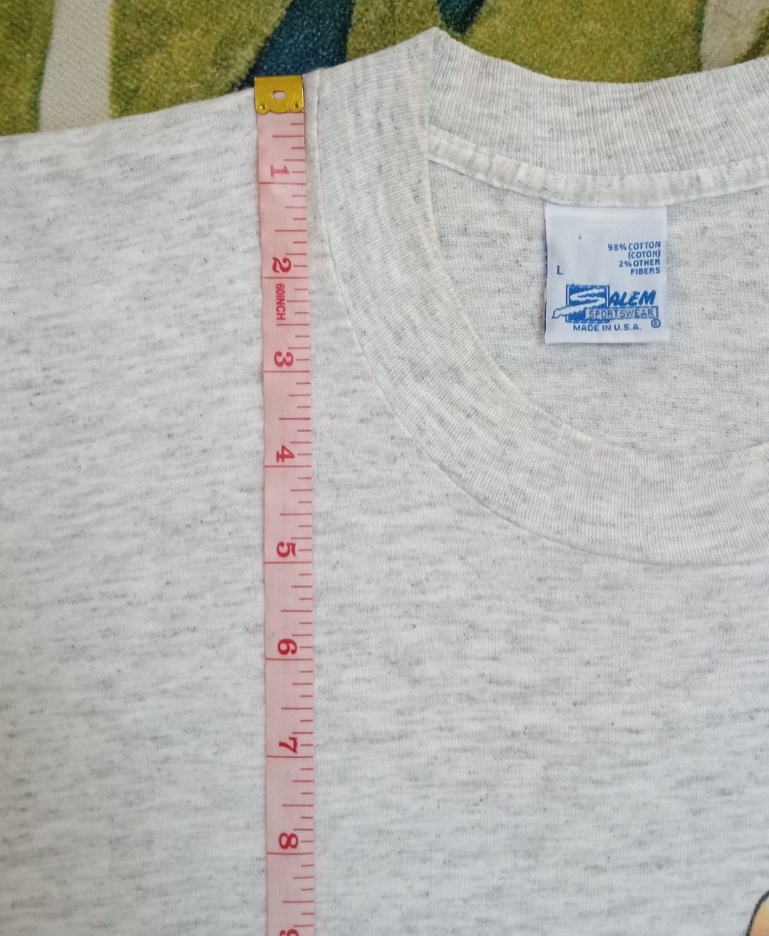 MLB × Salem Sportswear Vintage 90s MLB LA Dodgers : Hideo Nomo T-shirt Size US L / EU 52-54 / 3 - 18 Thumbnail