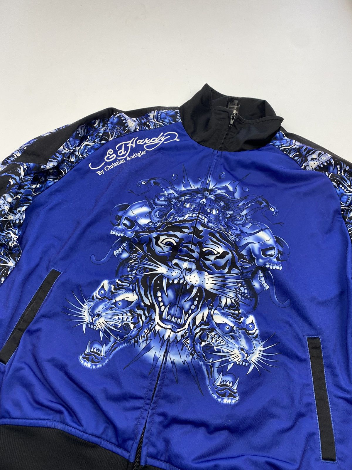 Ed Hardy Ed hardy bomber tiger print jacket Size US XL / EU 56 / 4 - 4 Thumbnail