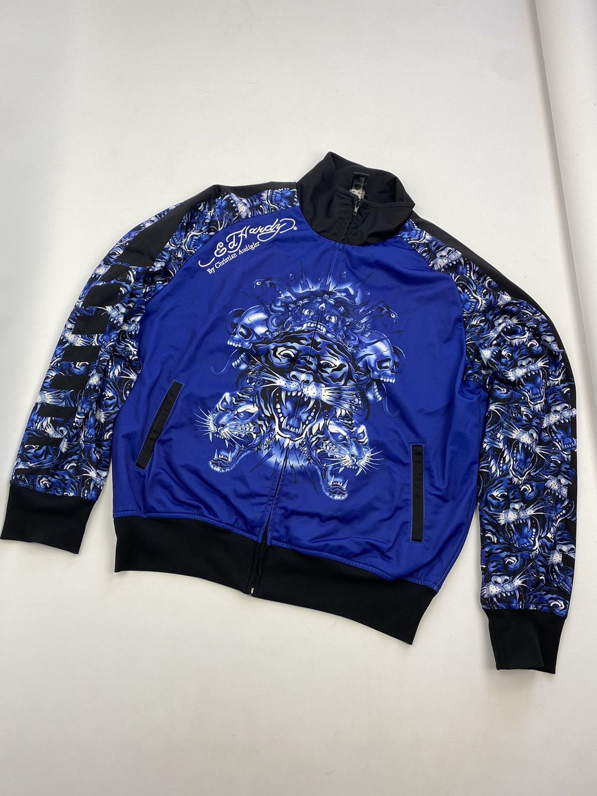 Ed Hardy Ed hardy bomber tiger print jacket Size US XL / EU 56 / 4 - 1 Thumbnail