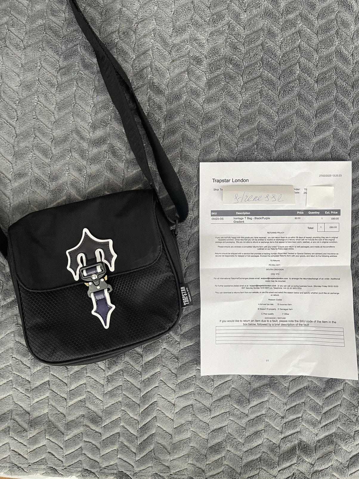 Trapstar London Trapstar BAG Purple Gradient New • Receipt Grailed