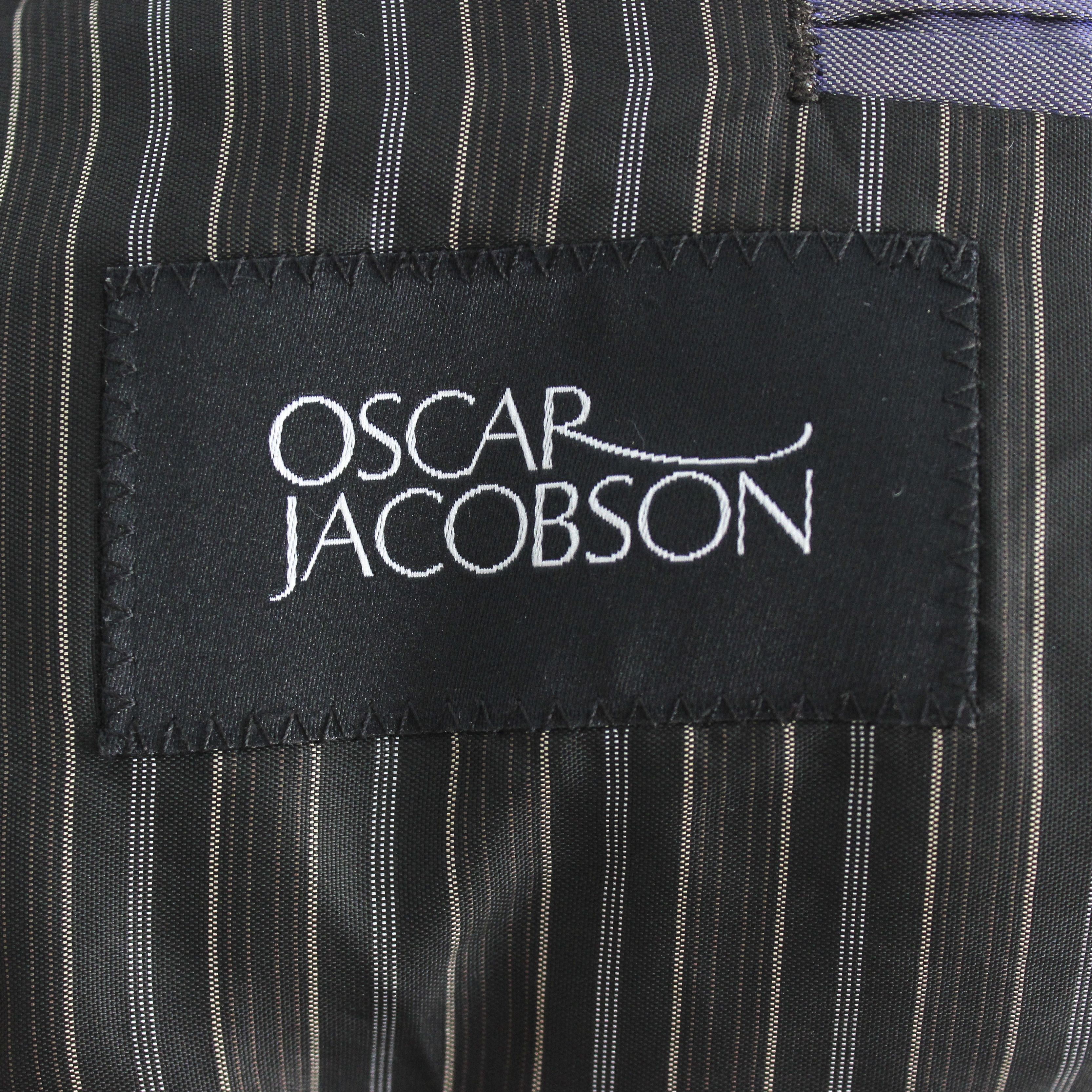 Oscar Jacobson Harley Blazer Mens Wool Cashmere Jacket EU 52 Suit Coat L Size 42R - 6 Thumbnail