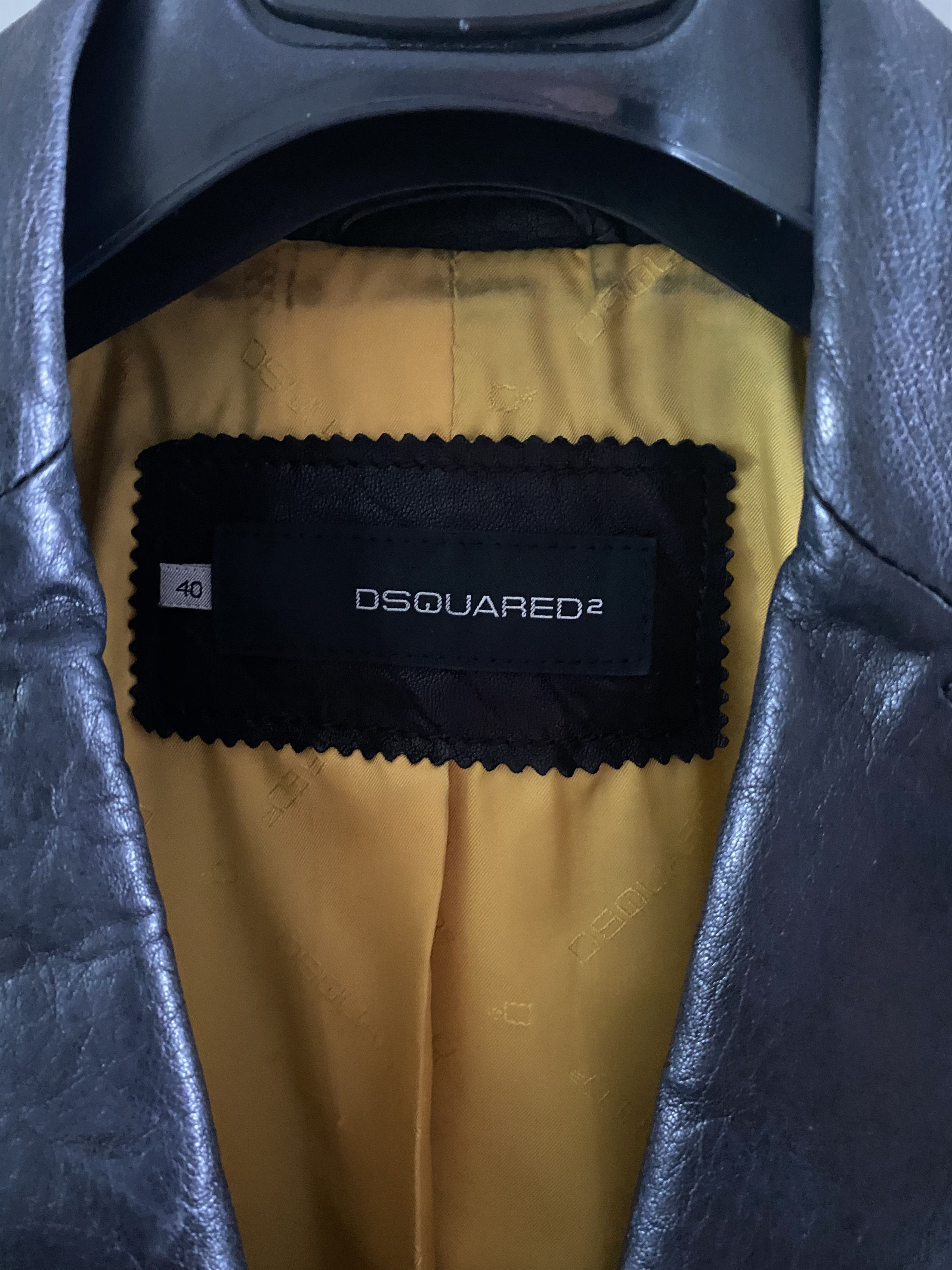 Dsquared2 SLIM LEATHER JACKET gently used Size US XS / EU 42 / 0 - 5 Thumbnail