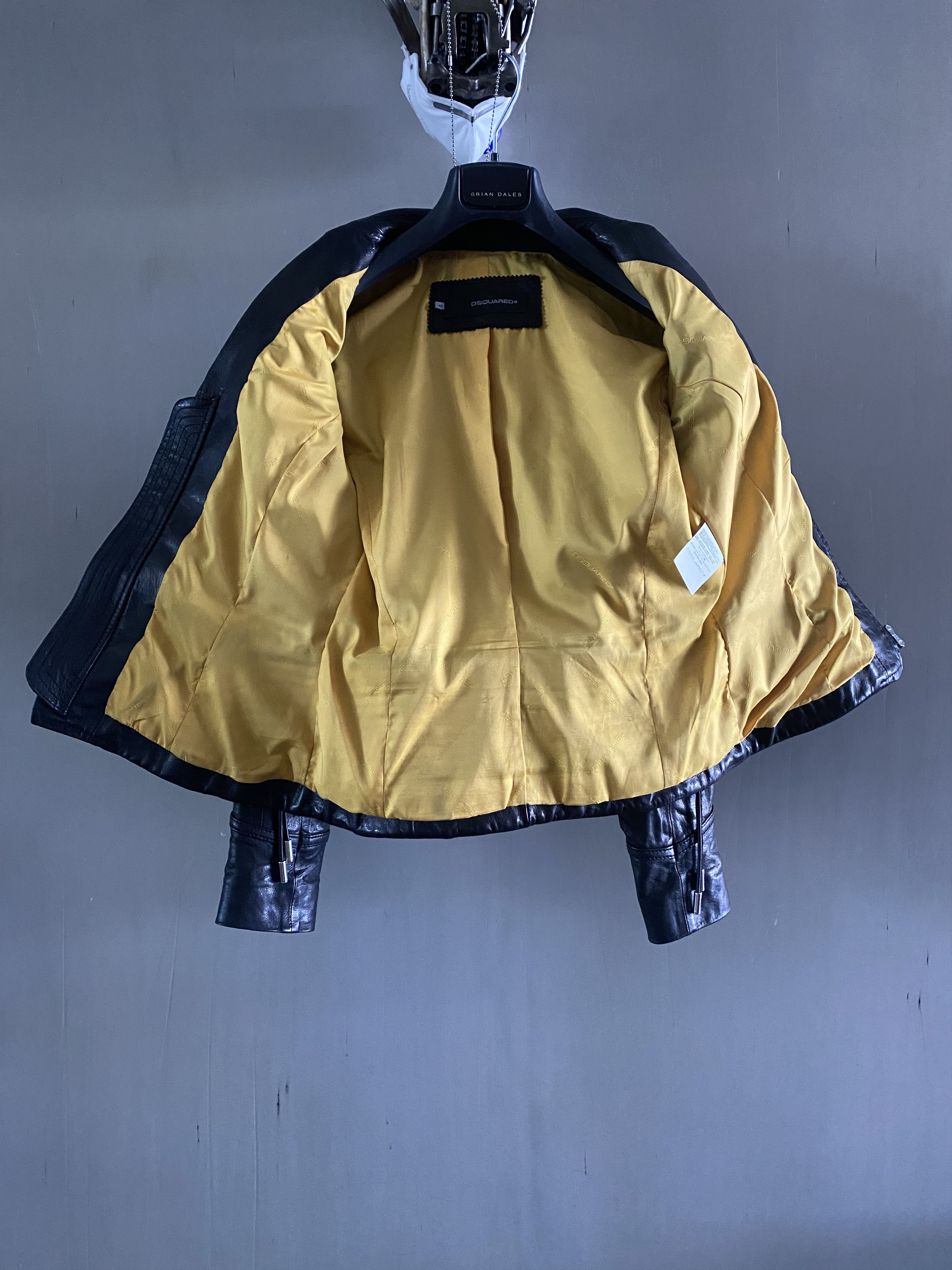Dsquared2 SLIM LEATHER JACKET gently used Size US XS / EU 42 / 0 - 7 Thumbnail