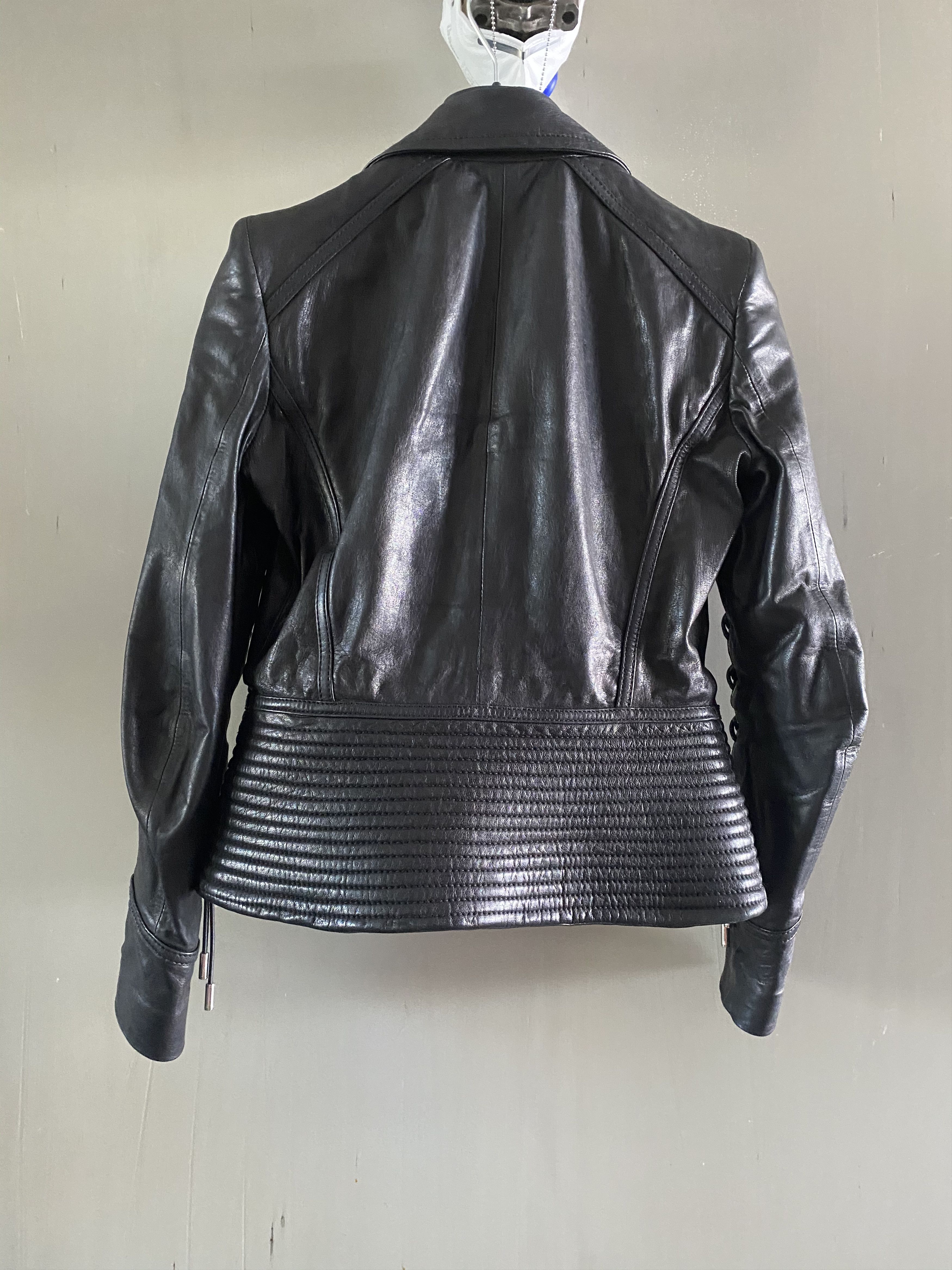 Dsquared2 SLIM LEATHER JACKET gently used Size US XS / EU 42 / 0 - 2 Thumbnail