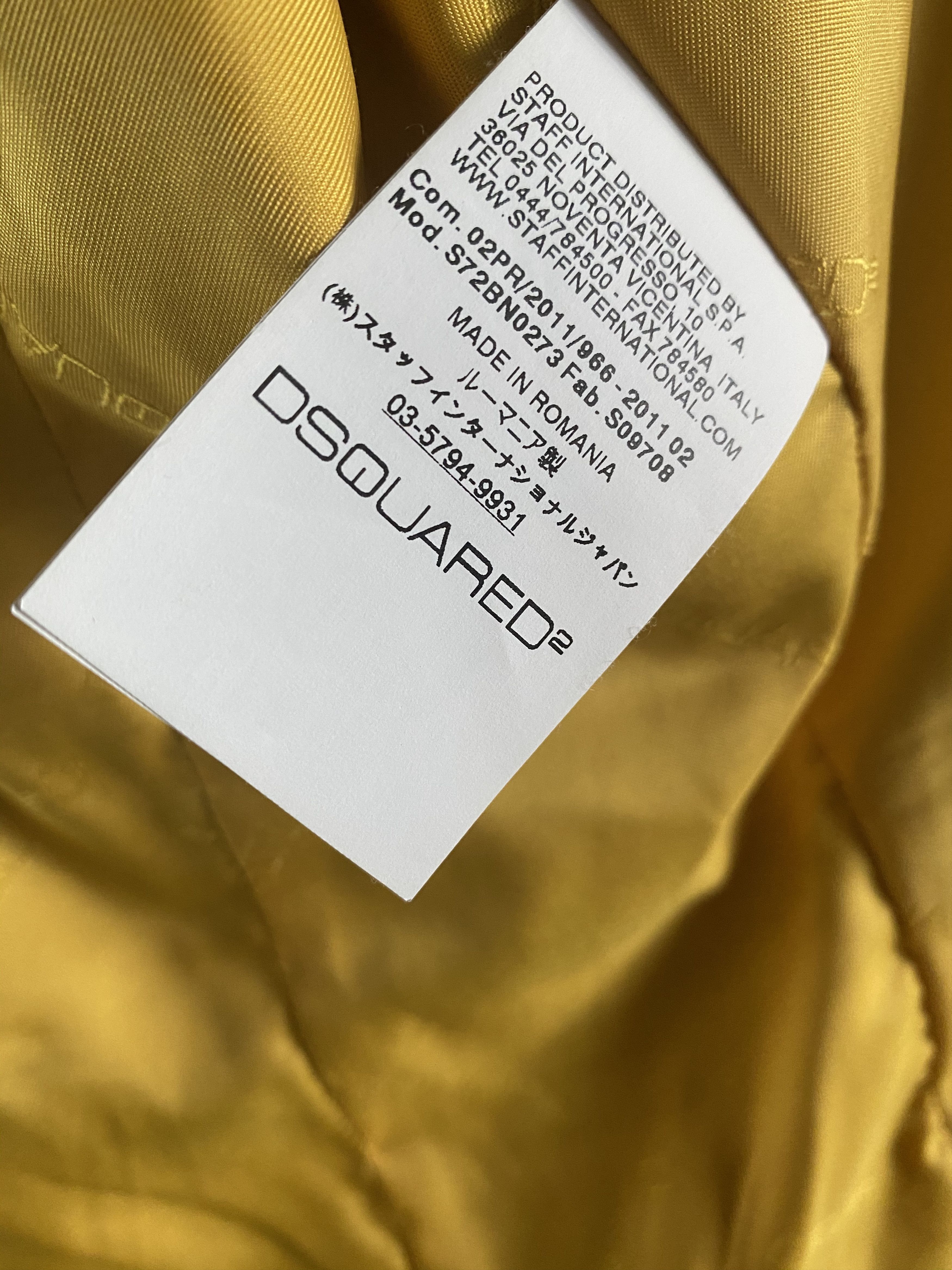 Dsquared2 SLIM LEATHER JACKET gently used Size US XS / EU 42 / 0 - 9 Thumbnail