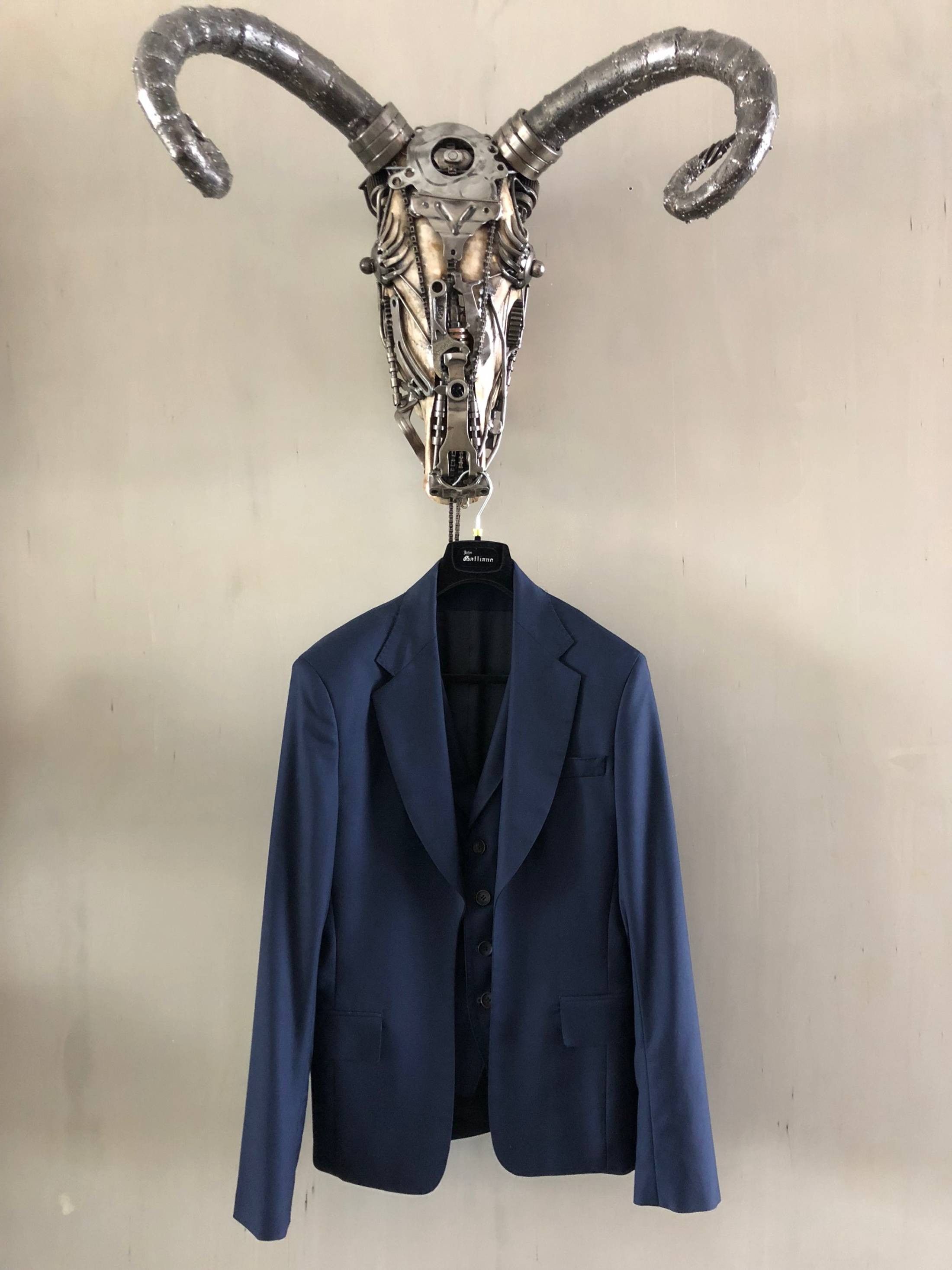 John Galliano Electric Blue Blazer by Galliano NEW* size 54 Size 54R - 4 Thumbnail