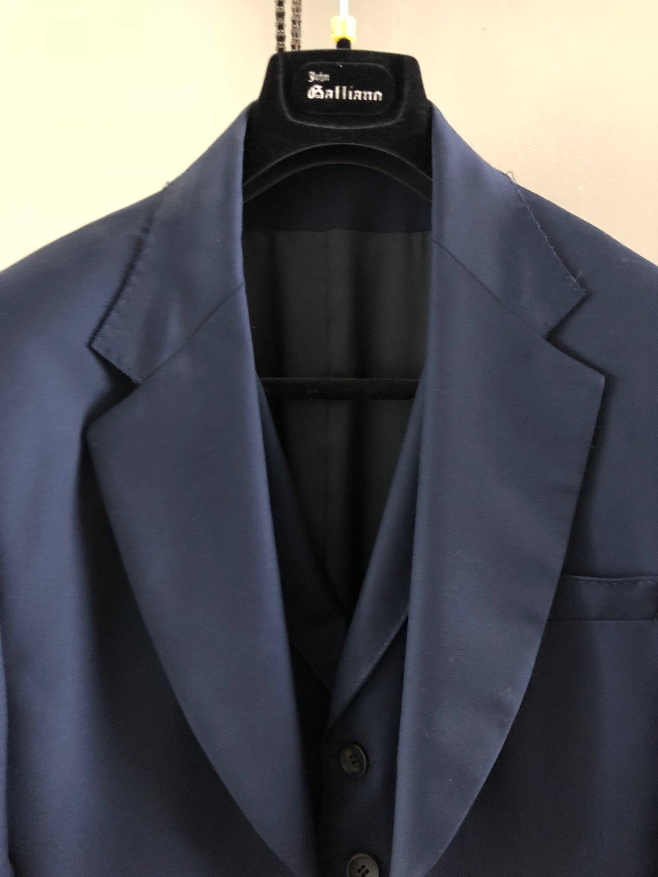 John Galliano Electric Blue Blazer by Galliano NEW* size 54 Size 54R - 3 Thumbnail