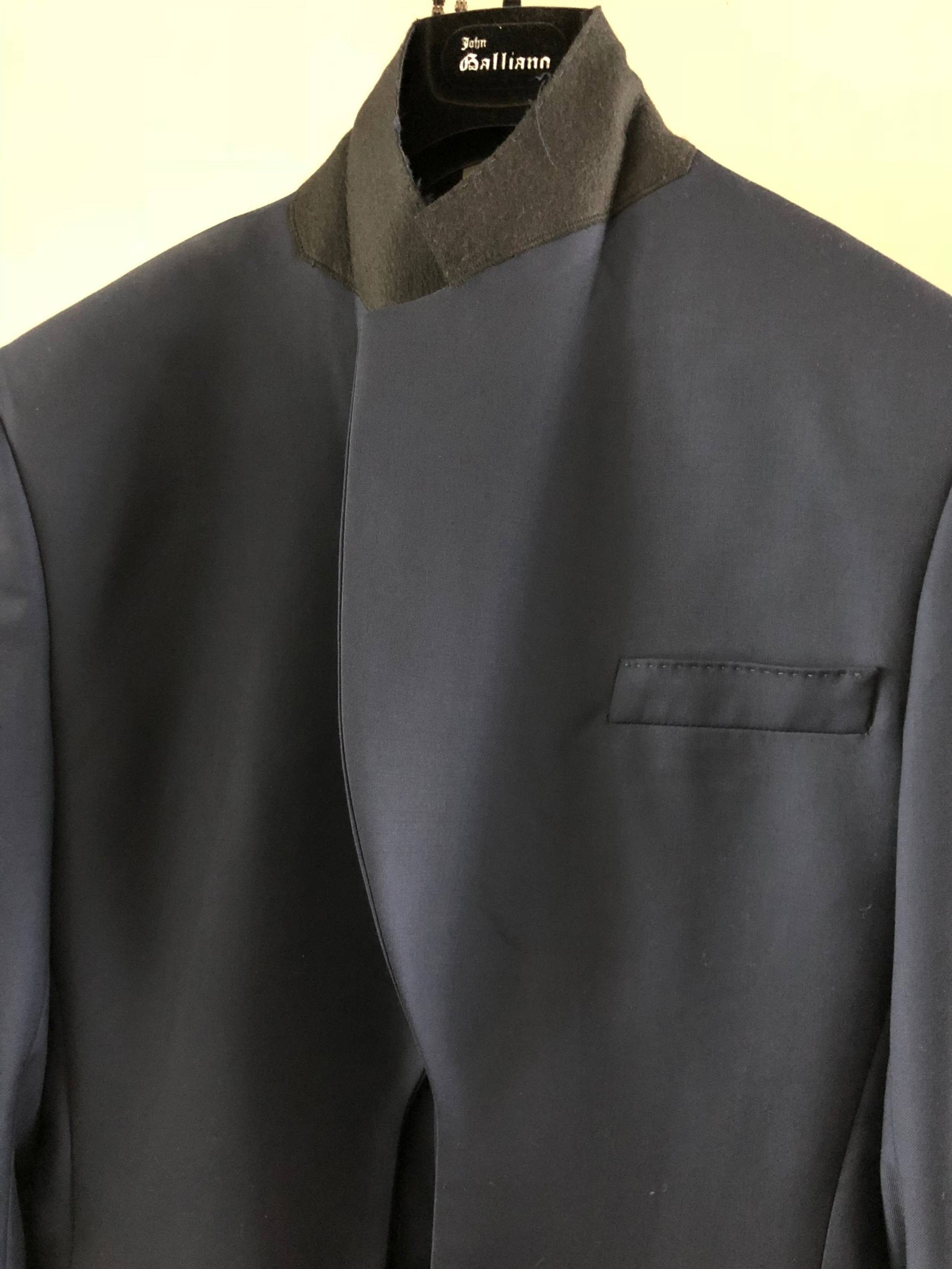John Galliano Electric Blue Blazer by Galliano NEW* size 54 Size 54R - 1 Thumbnail