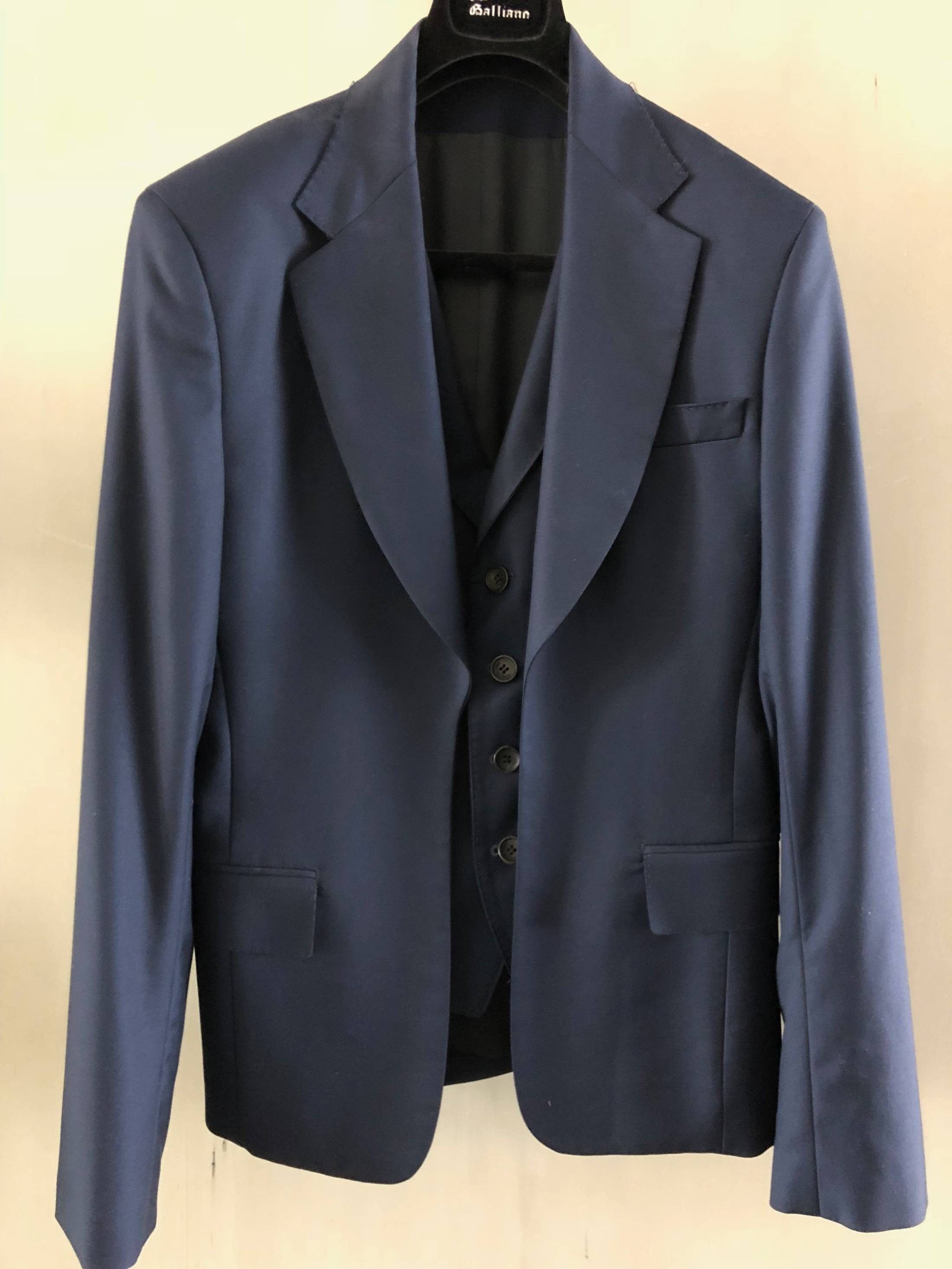 John Galliano Electric Blue Blazer by Galliano NEW* size 54 Size 54R - 6 Thumbnail