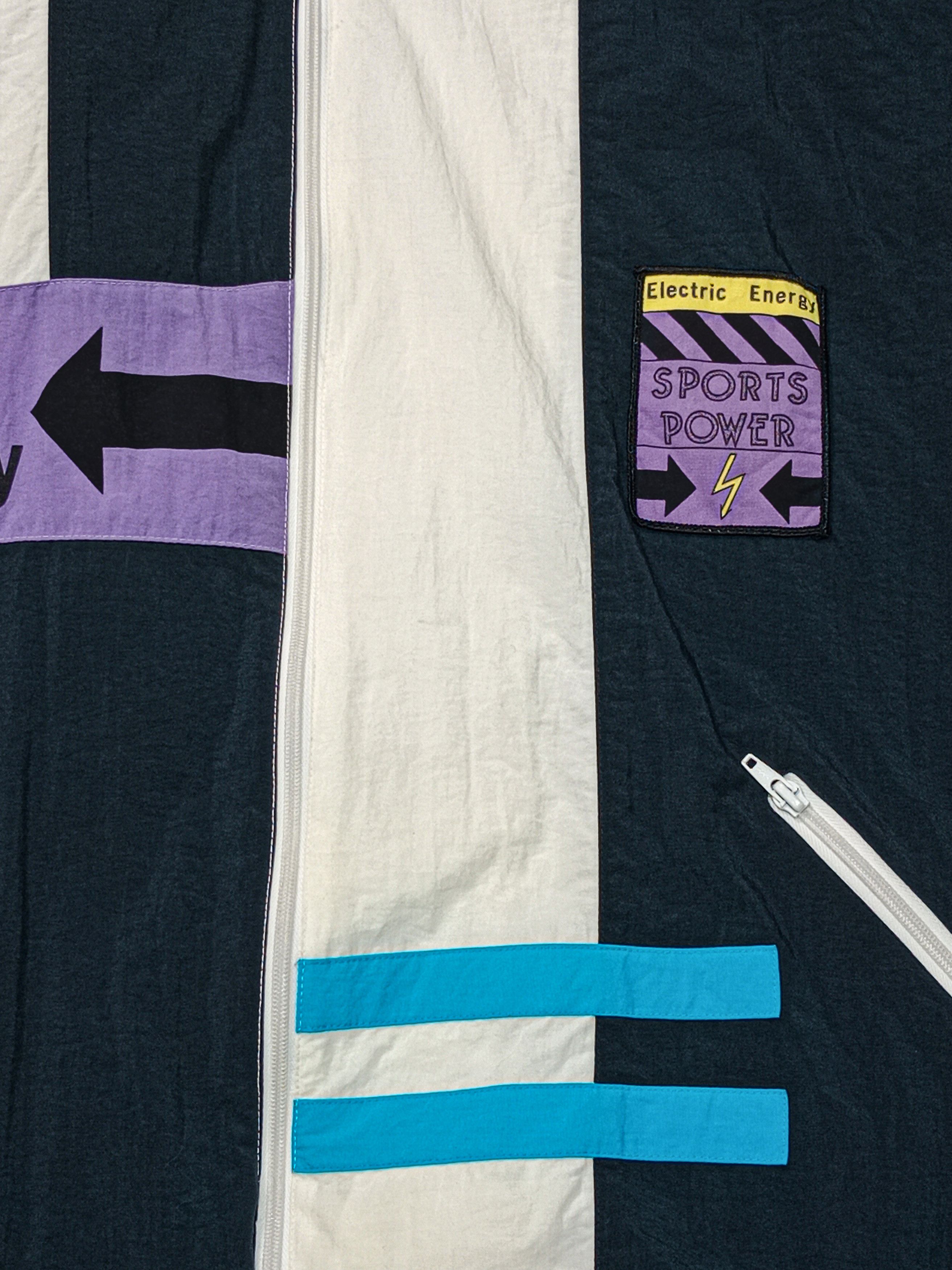 Adidas × Vintage 80s track top jacket XL COLOR BLOCK