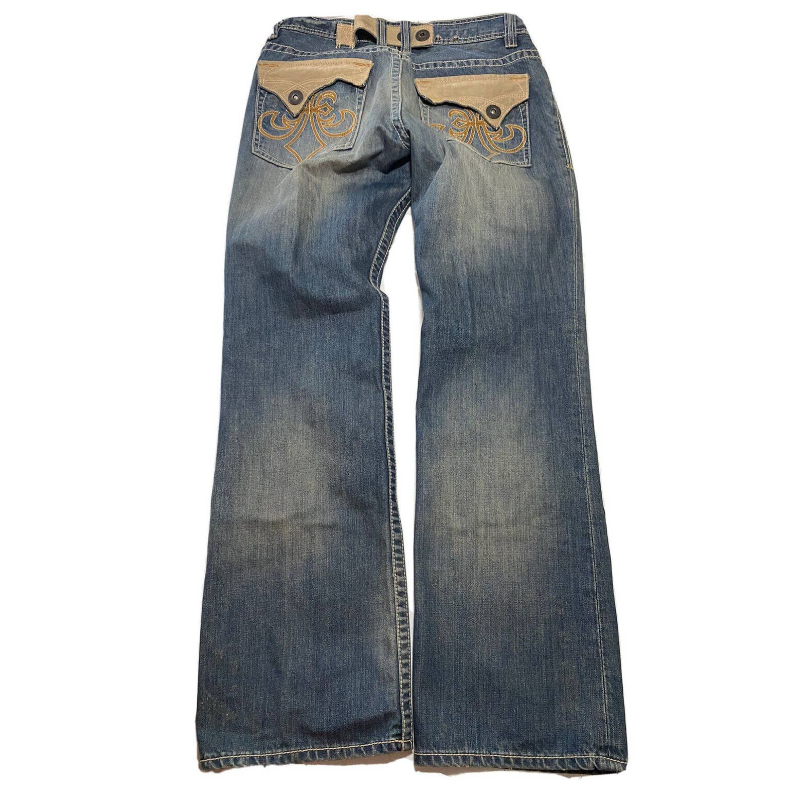Affliction Jeans Los Angeles Cooper Relaxed Boot 34x34 I5