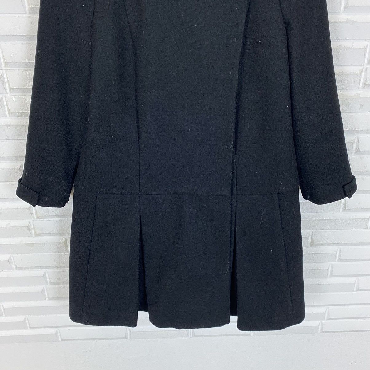 Miu Miu ✨Miu Miu wool black coat size 40 Made in Italy Size M / US 6-8 / IT 42-44 - 6 Thumbnail