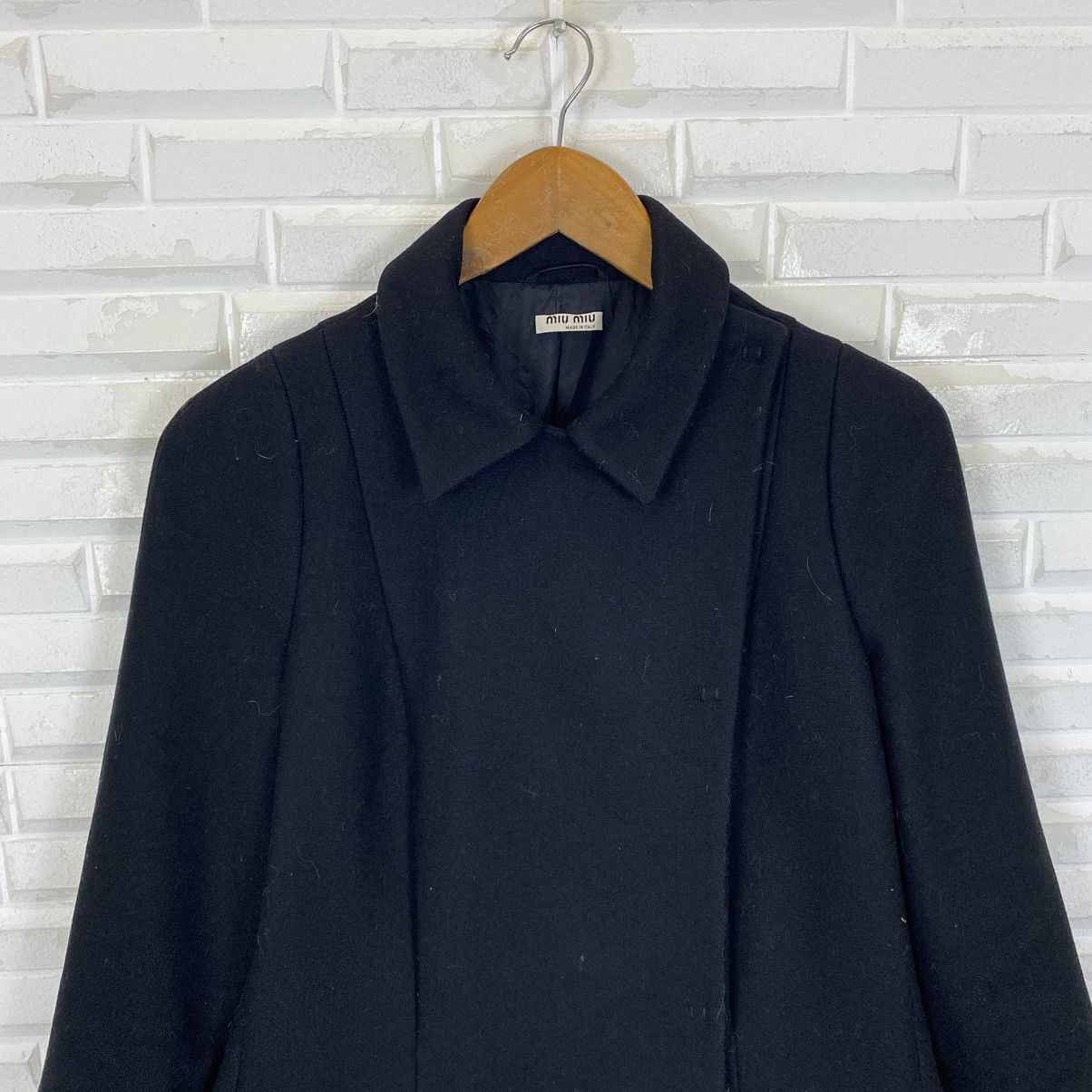 Miu Miu ✨Miu Miu wool black coat size 40 Made in Italy Size M / US 6-8 / IT 42-44 - 5 Thumbnail