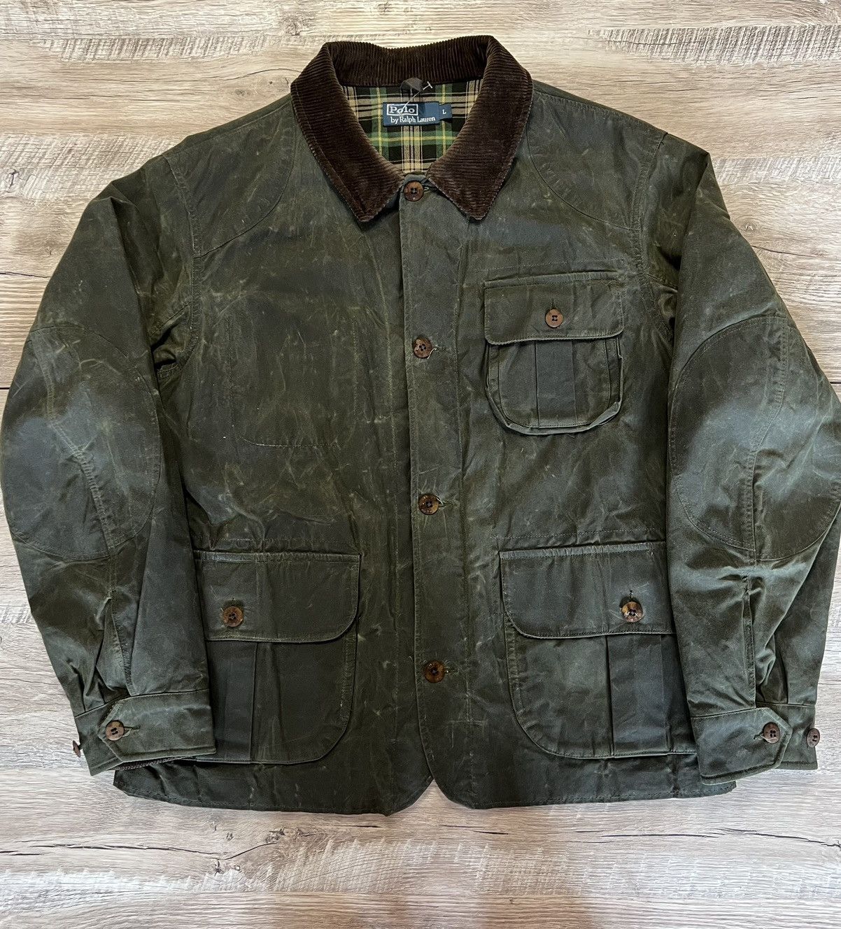 Ralph lauren waxed jacket best sale