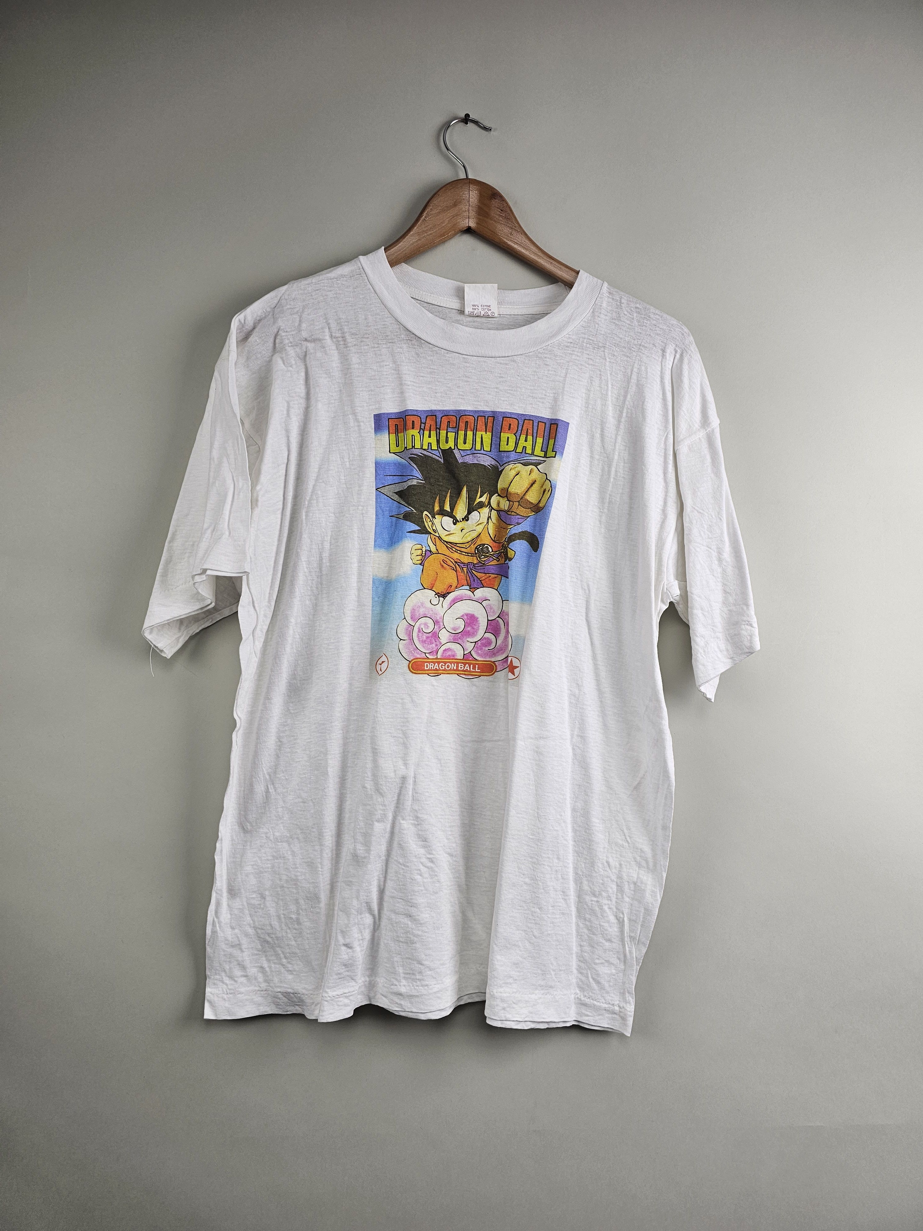 90s Dragon Ball Z Goku Vintage Anime Tee XL 22.5 28
