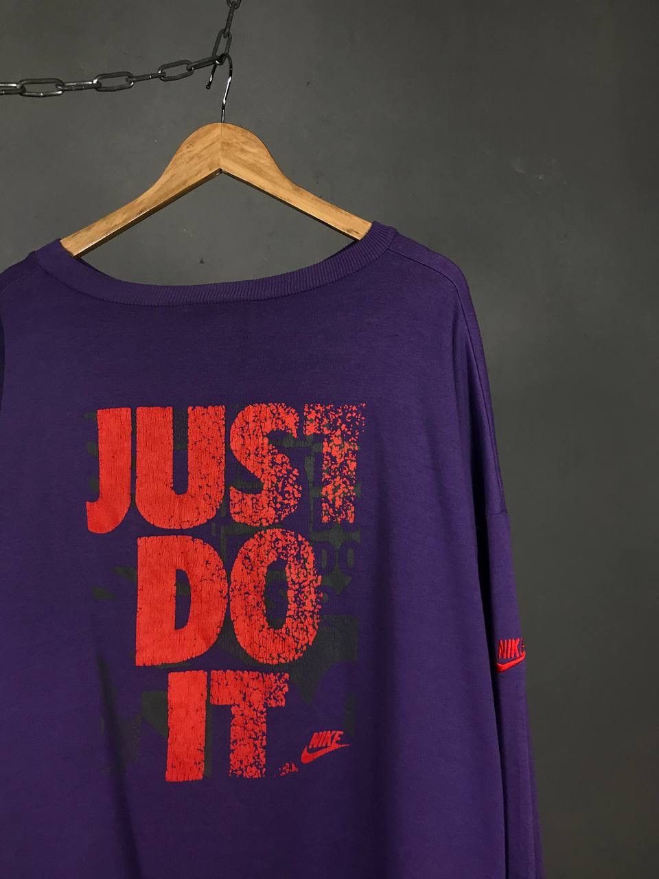 Nike × Vintage Nike Just Do It big logo vintage streetwear sweatshirt Size US XXL / EU 58 / 5 - 8 Thumbnail