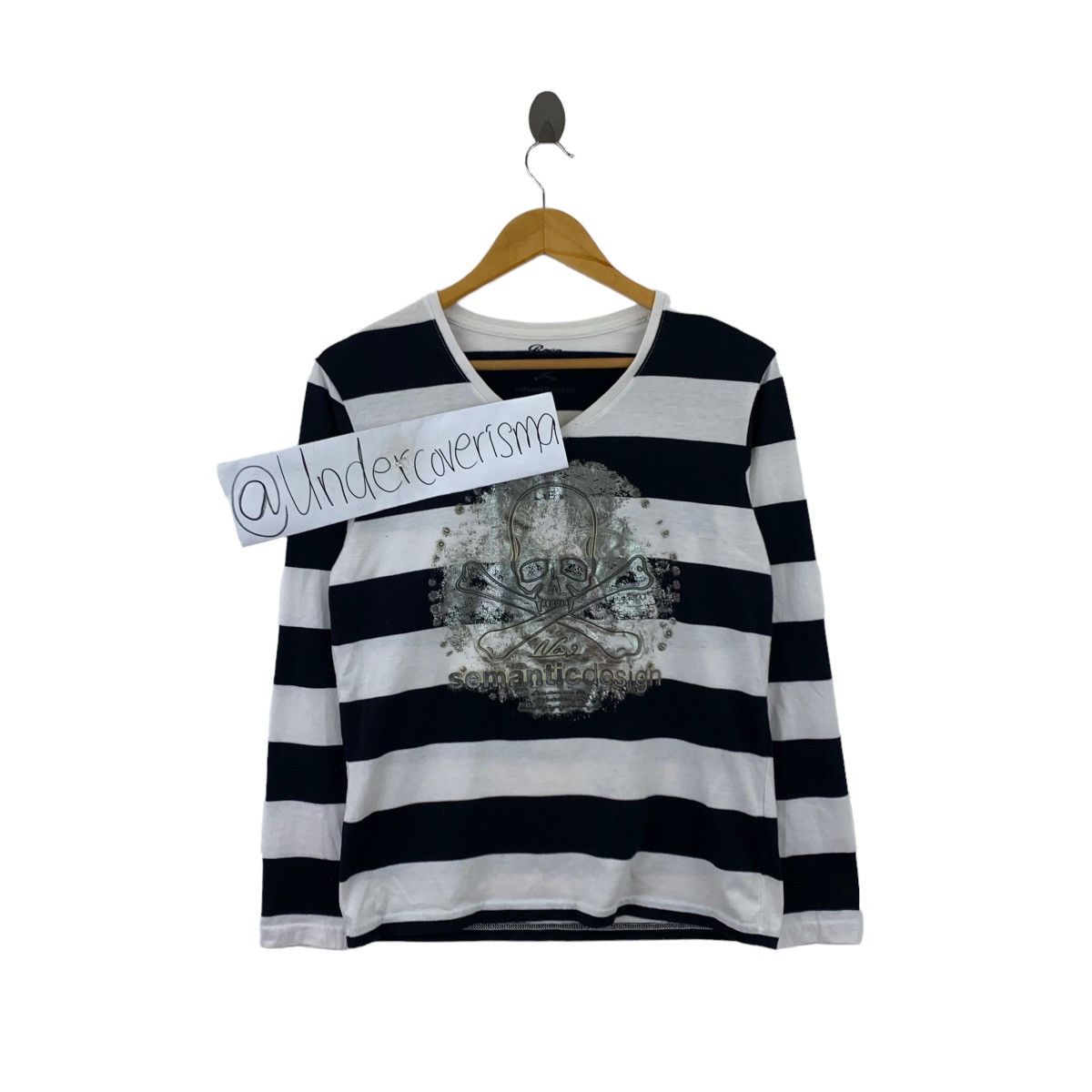 Japanese Brand × Roen ROEN x SEMANTIC DESIGN Punk Japanese Brand NO.9 Skull Print Size S / US 4 / IT 40 - 1 Thumbnail