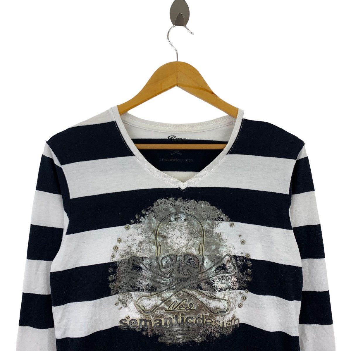 Japanese Brand × Roen ROEN x SEMANTIC DESIGN Punk Japanese Brand NO.9 Skull Print Size S / US 4 / IT 40 - 2 Thumbnail