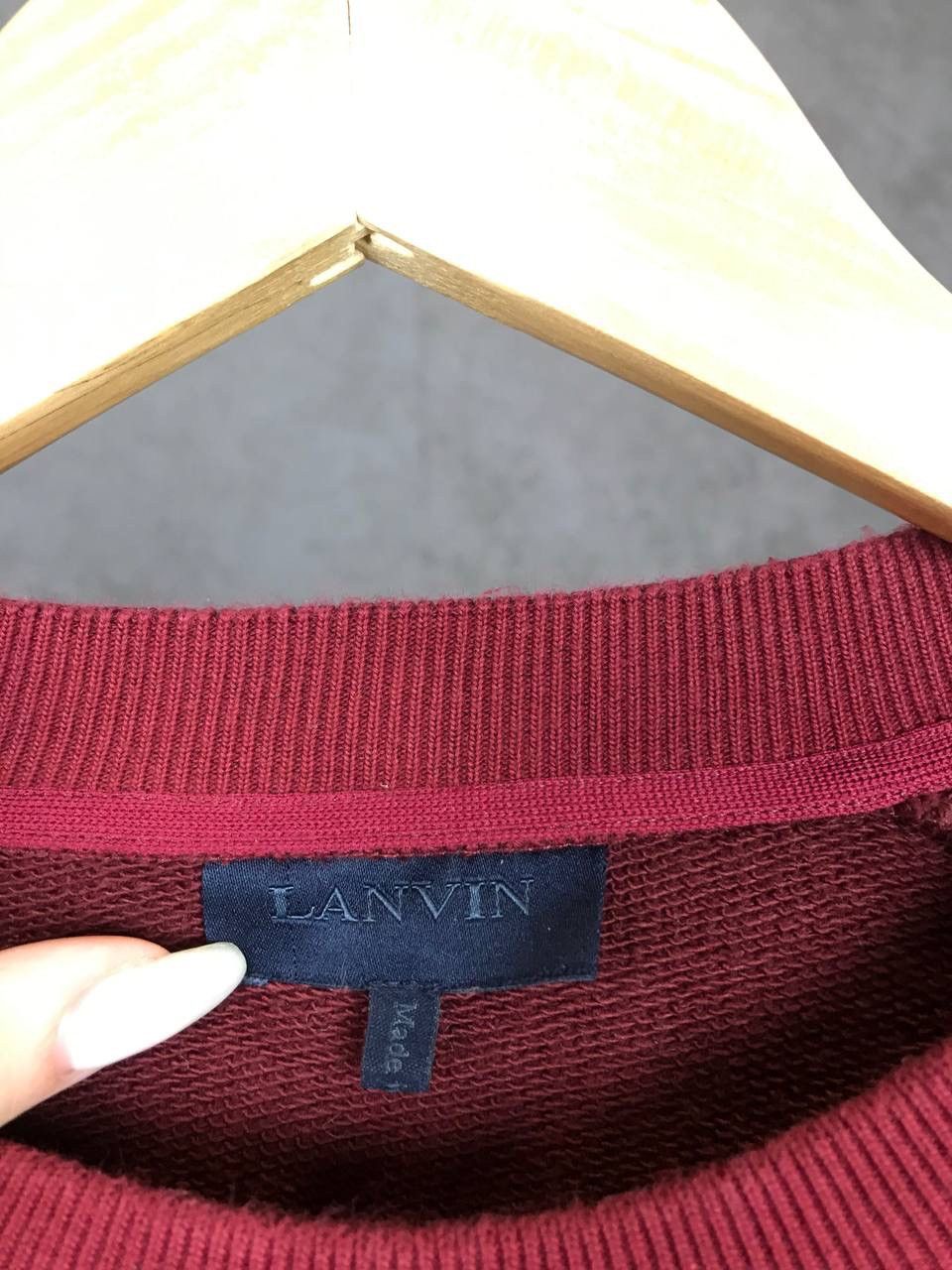 Lanvin Lanvin luxury street fashion distressed sweatshirt Size US S / EU 44-46 / 1 - 3 Thumbnail