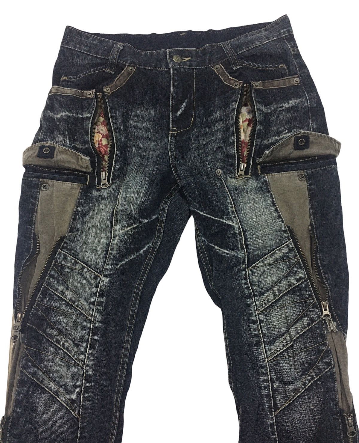 Japanese Brand × PPFM PPFM Bondage Biker Denim Pant Size US 31 - 5 Thumbnail