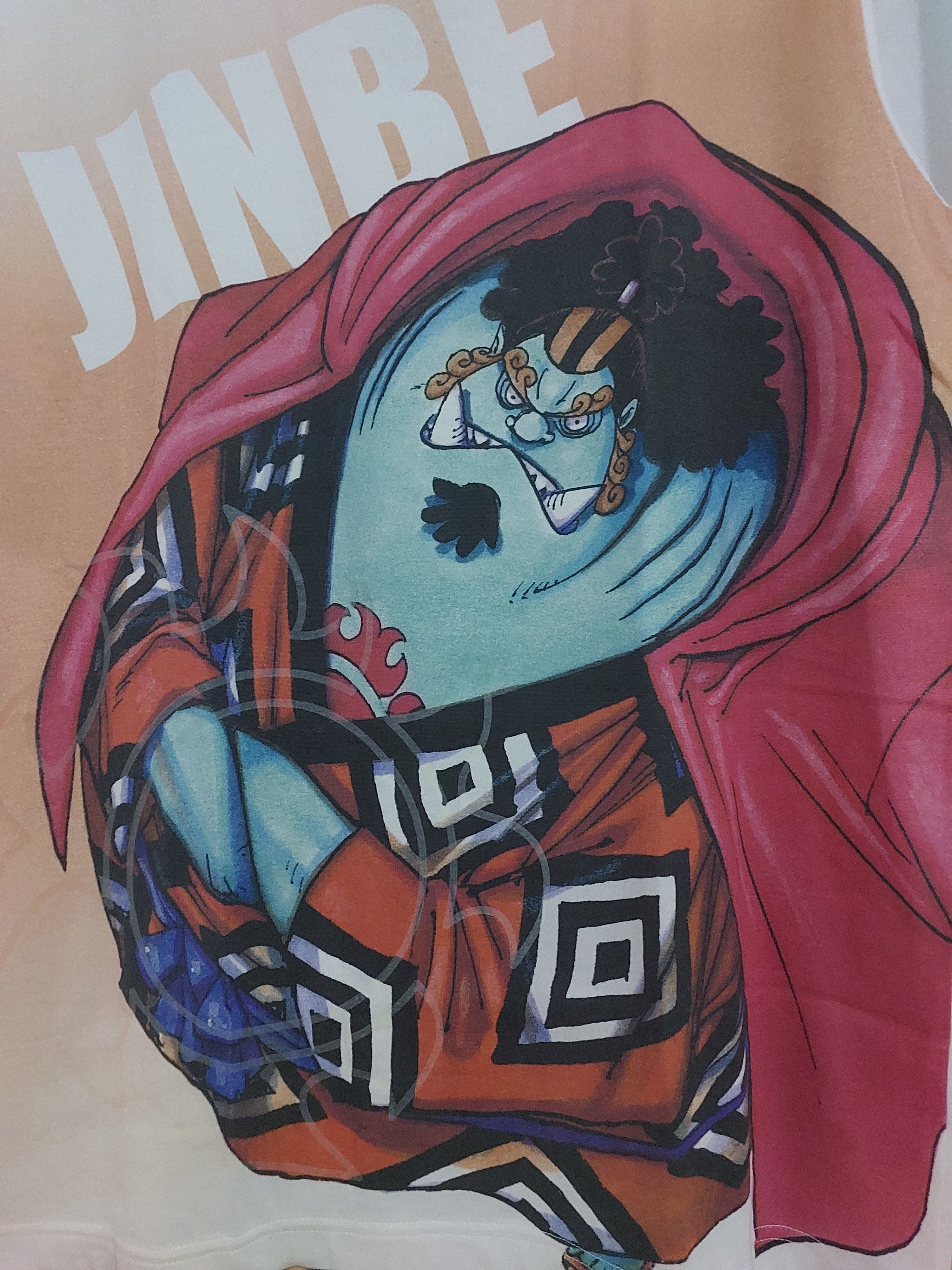 Anime ONE PIECE ANIME JINBE BIG PRINT MUGIWARA T-SHIRT Size US XL / EU 56 / 4 - 2 Thumbnail
