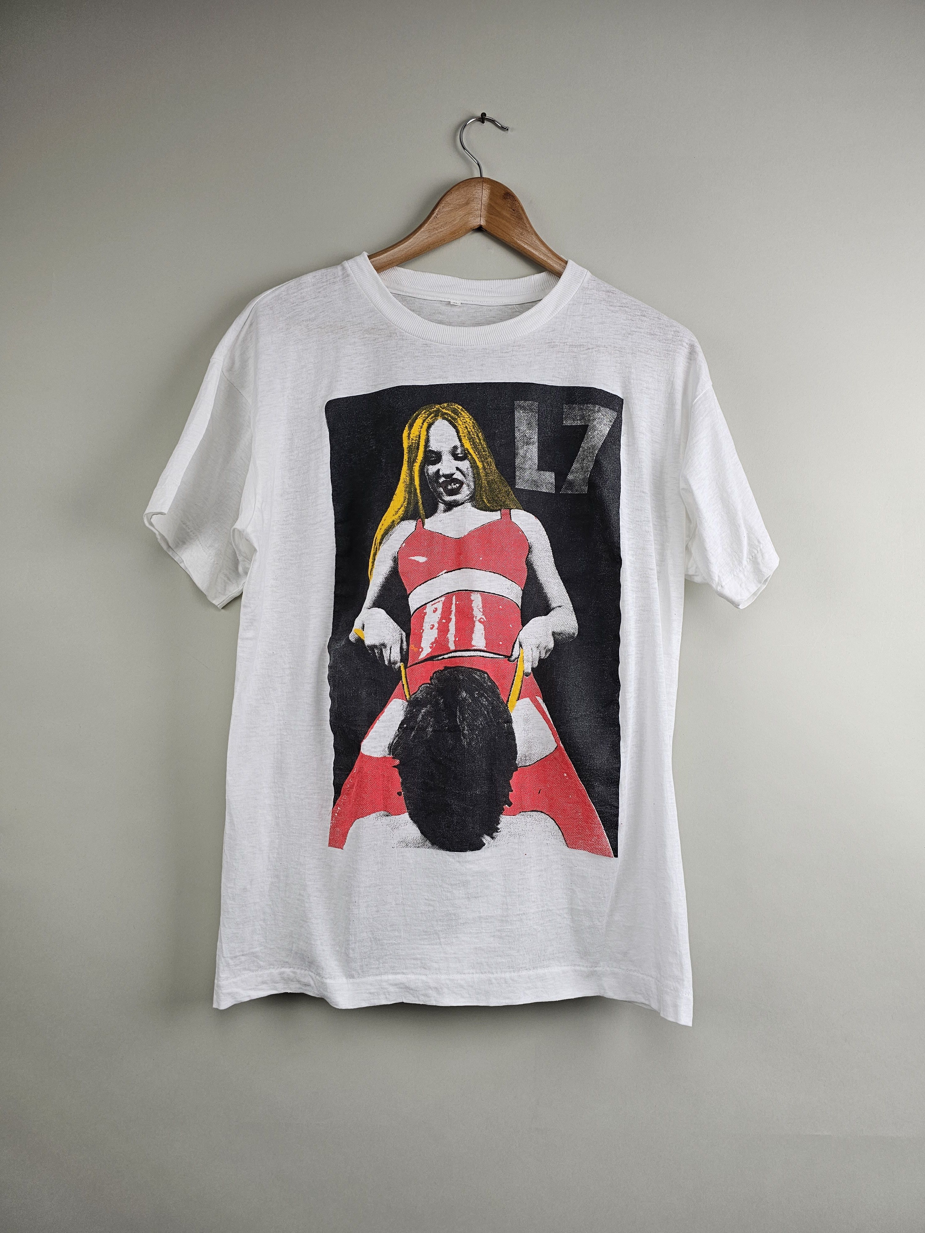 Band Tees × Rock Tees × Vintage 90s L7 Smell The Magic T