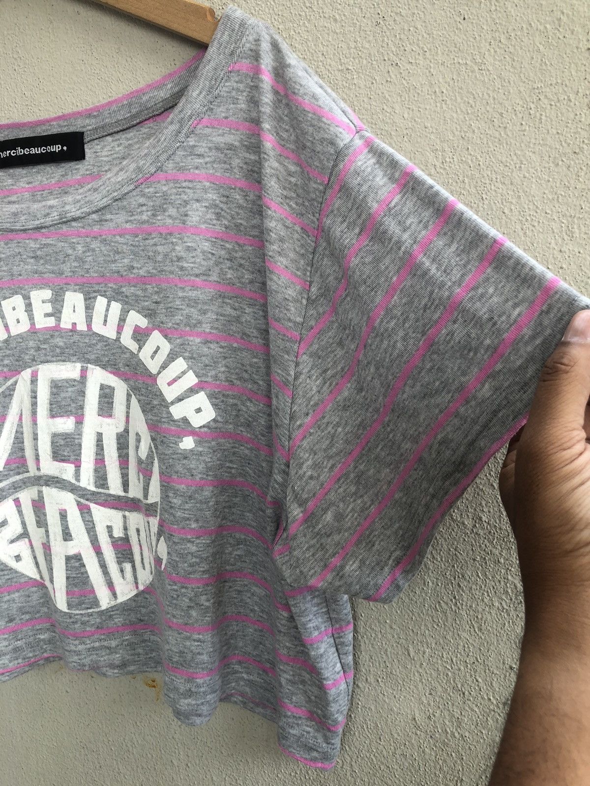 Issey Miyake Mercibeaucoup Crop Top Big Log Issey Miyake Size M / US 6-8 / IT 42-44 - 3 Thumbnail