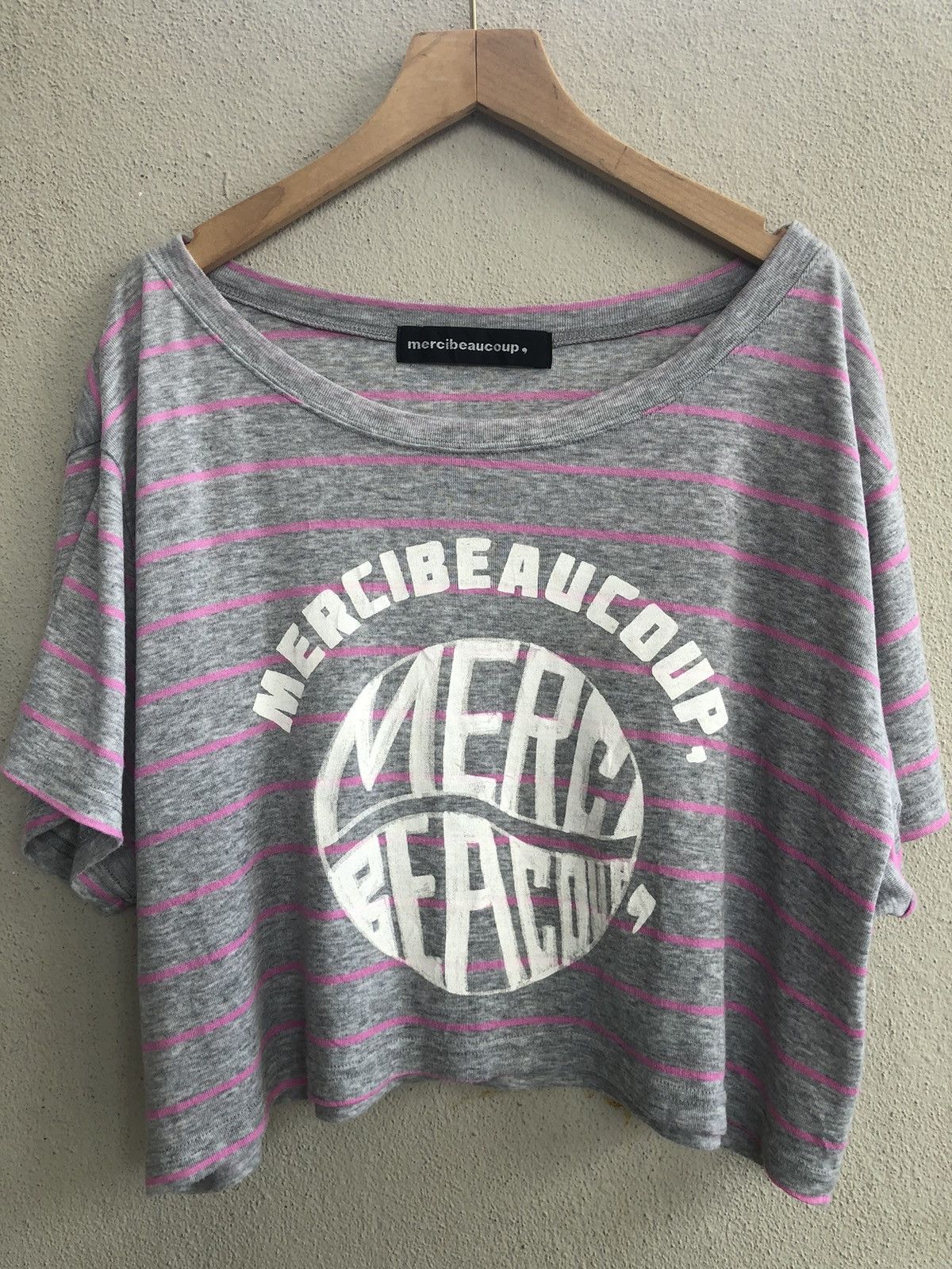 Issey Miyake Mercibeaucoup Crop Top Big Log Issey Miyake Size M / US 6-8 / IT 42-44 - 1 Thumbnail
