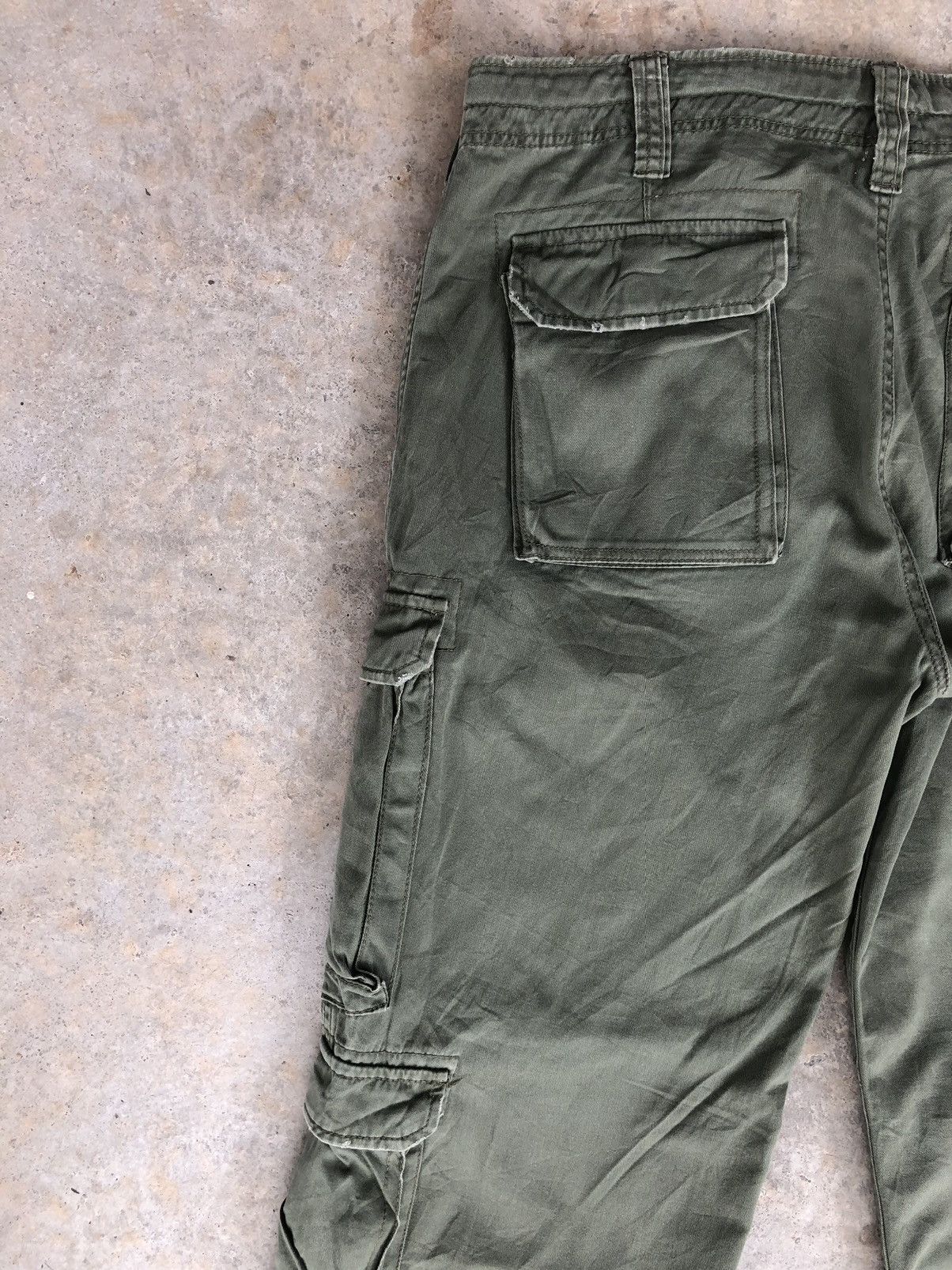 Seditionaries Real Crush Cargo Pants Tactical Multipocket Size US 35 - 12 Thumbnail