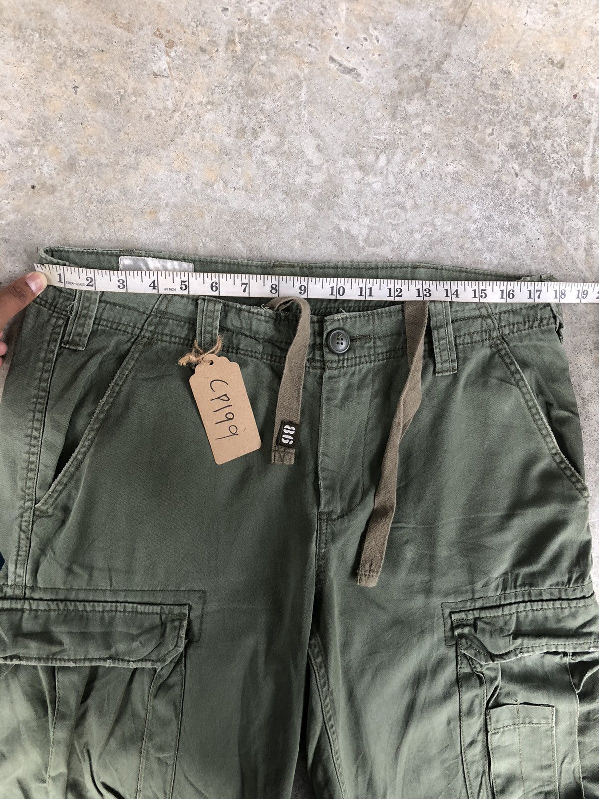 Seditionaries Real Crush Cargo Pants Tactical Multipocket Size US 35 - 17 Thumbnail