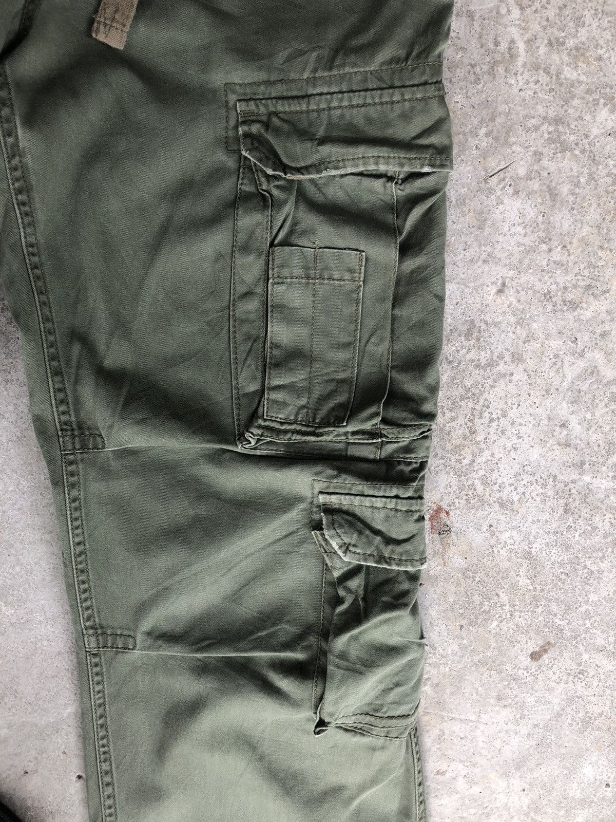 Seditionaries Real Crush Cargo Pants Tactical Multipocket Size US 35 - 8 Thumbnail
