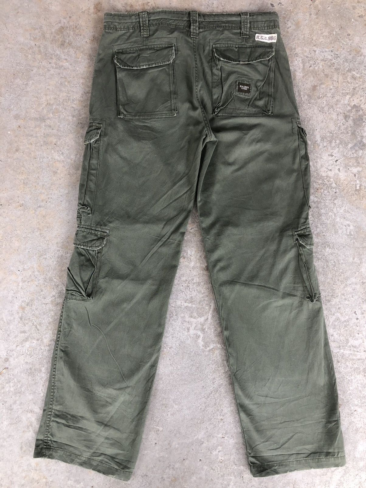 Seditionaries Real Crush Cargo Pants Tactical Multipocket Size US 35 - 2 Thumbnail