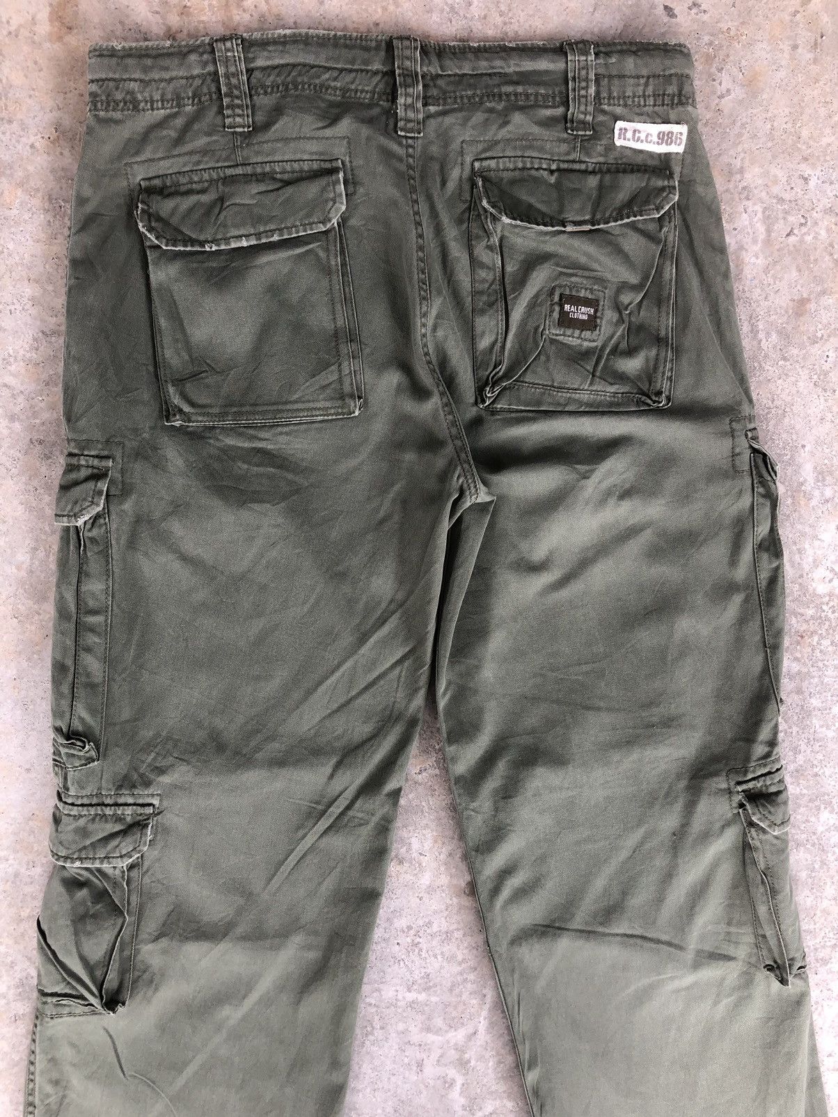Seditionaries Real Crush Cargo Pants Tactical Multipocket Size US 35 - 11 Thumbnail