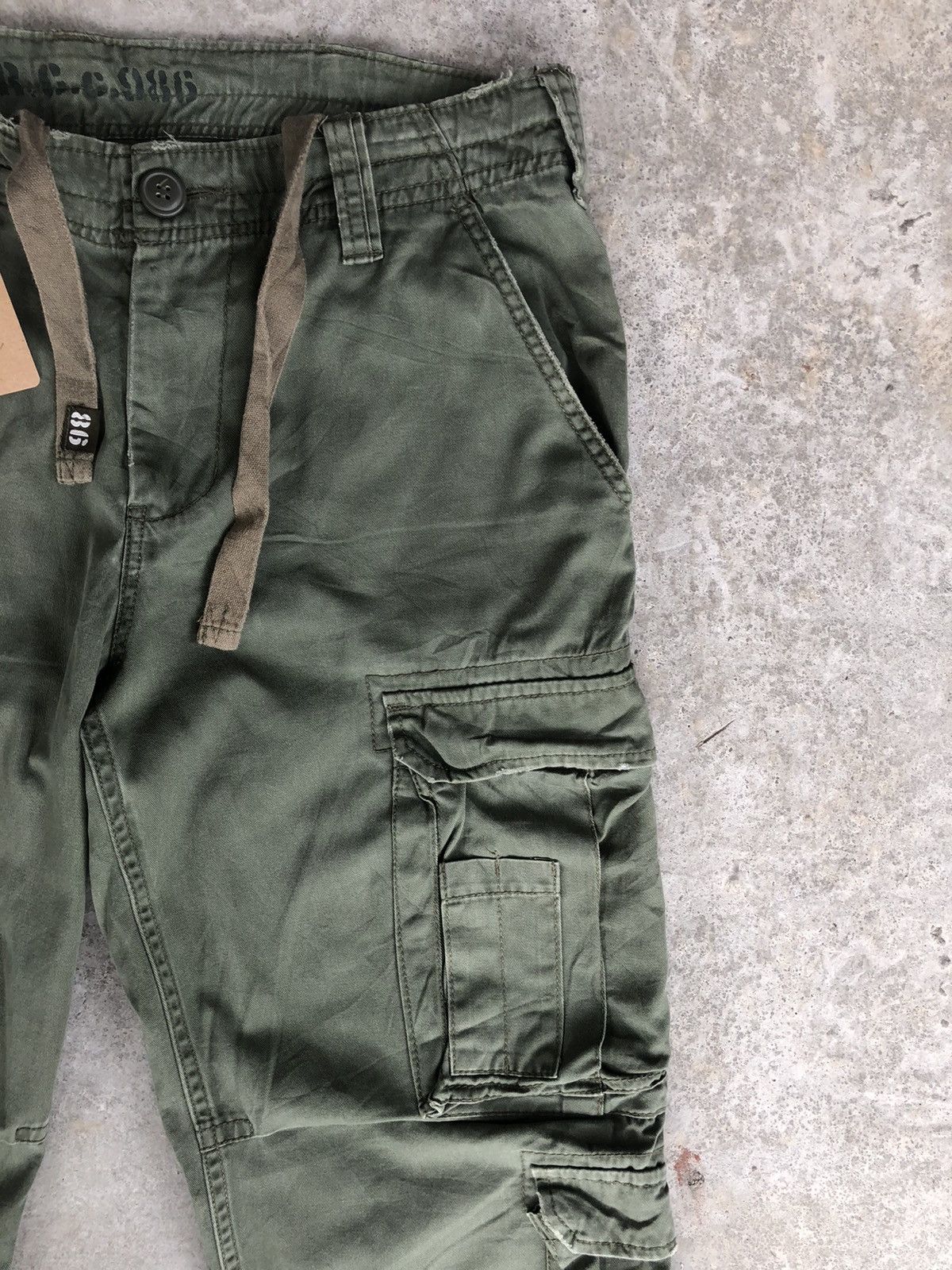 Seditionaries Real Crush Cargo Pants Tactical Multipocket Size US 35 - 5 Thumbnail