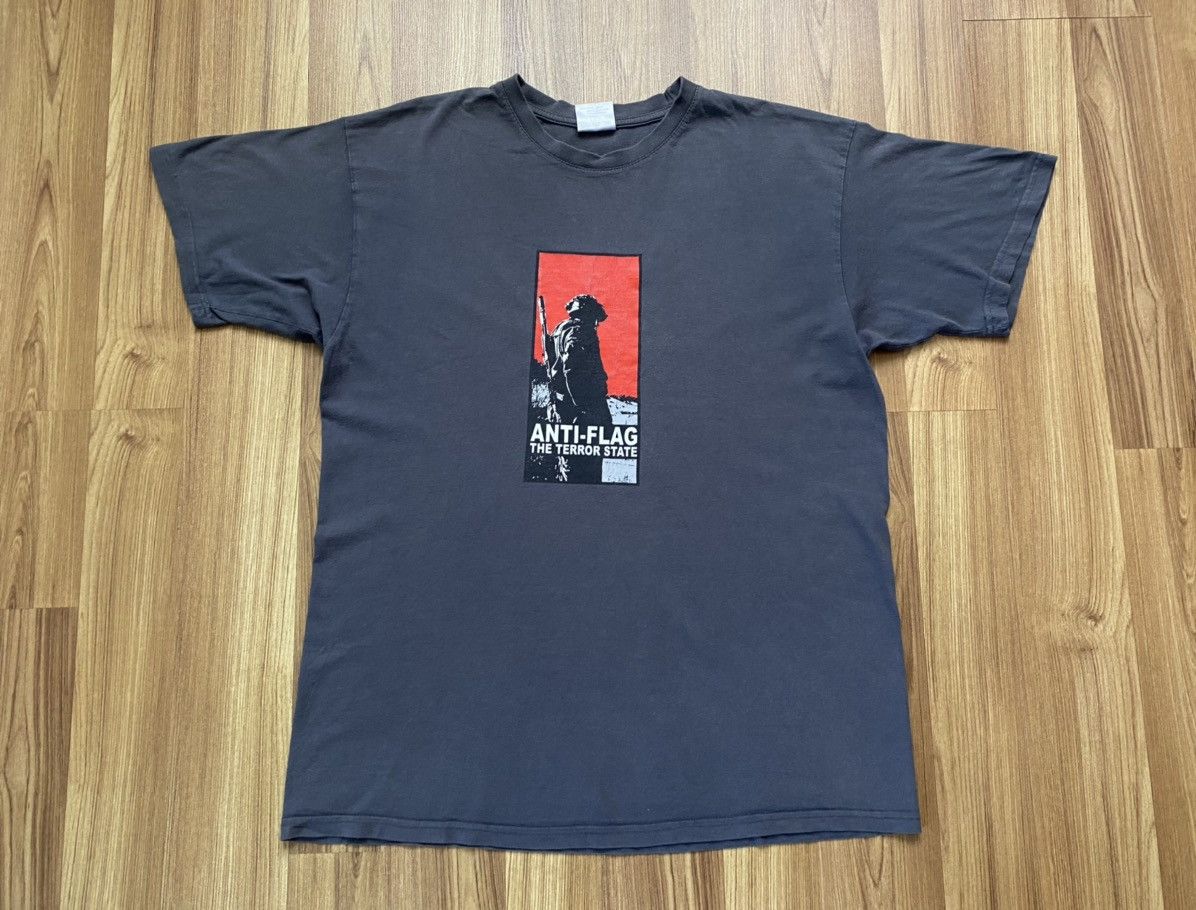 Band Tees Vintage Y2K Anti Flag Terror State T Shirt 2004 Green Day Size US L / EU 52-54 / 3 - 1 Thumbnail