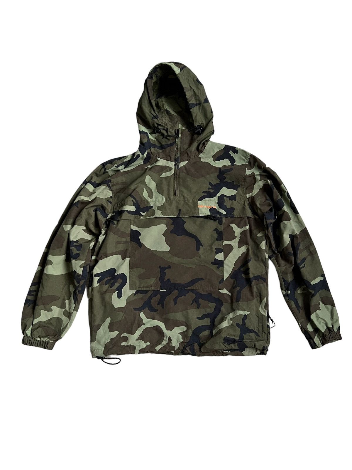 Carhartt 🔥Vintage Carhartt Nylon Lghtweight Camouflage Anorak/Jacket Size US M / EU 48-50 / 2 - 2 Thumbnail