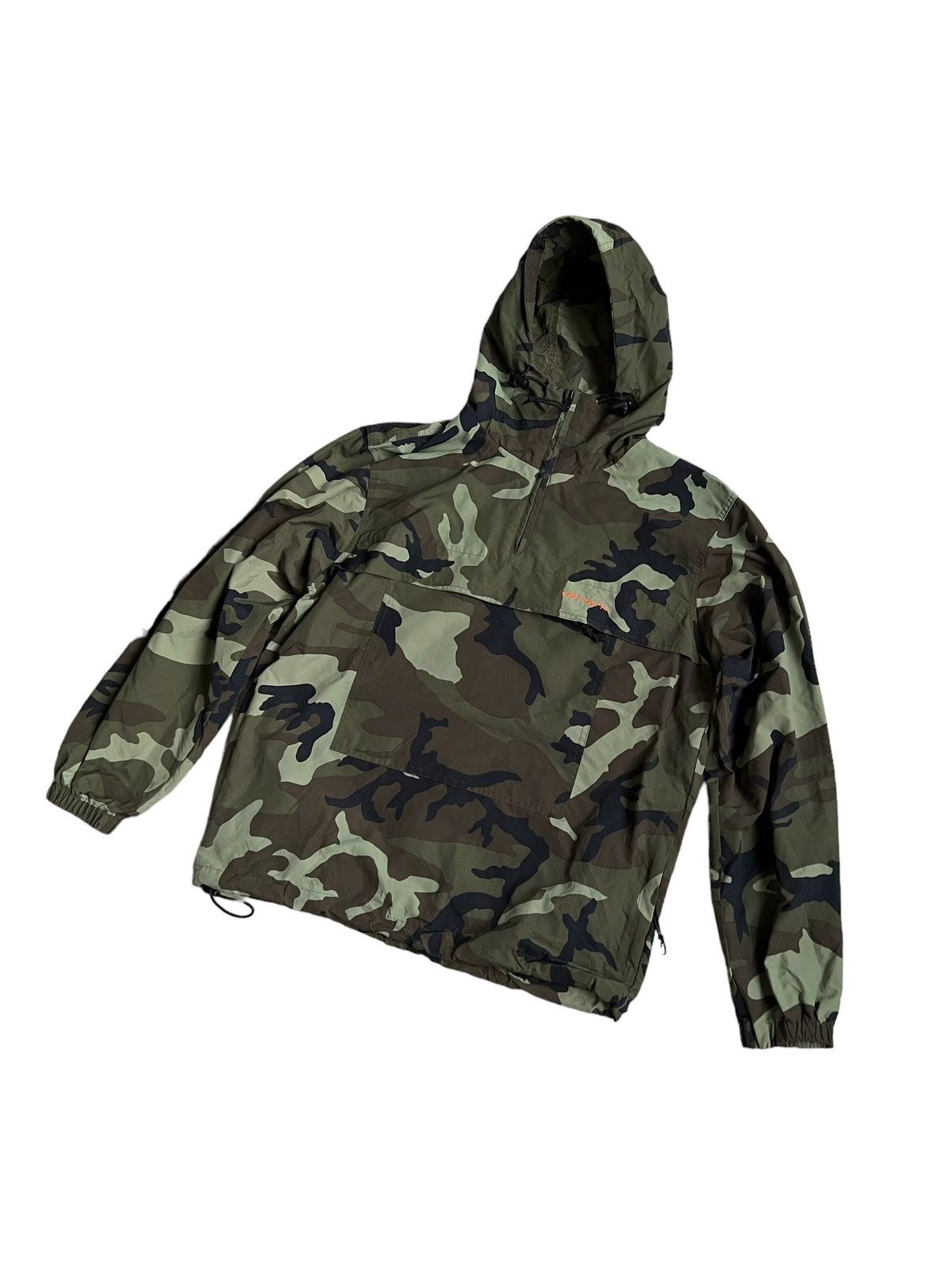 Carhartt 🔥Vintage Carhartt Nylon Lghtweight Camouflage Anorak/Jacket Size US M / EU 48-50 / 2 - 1 Thumbnail