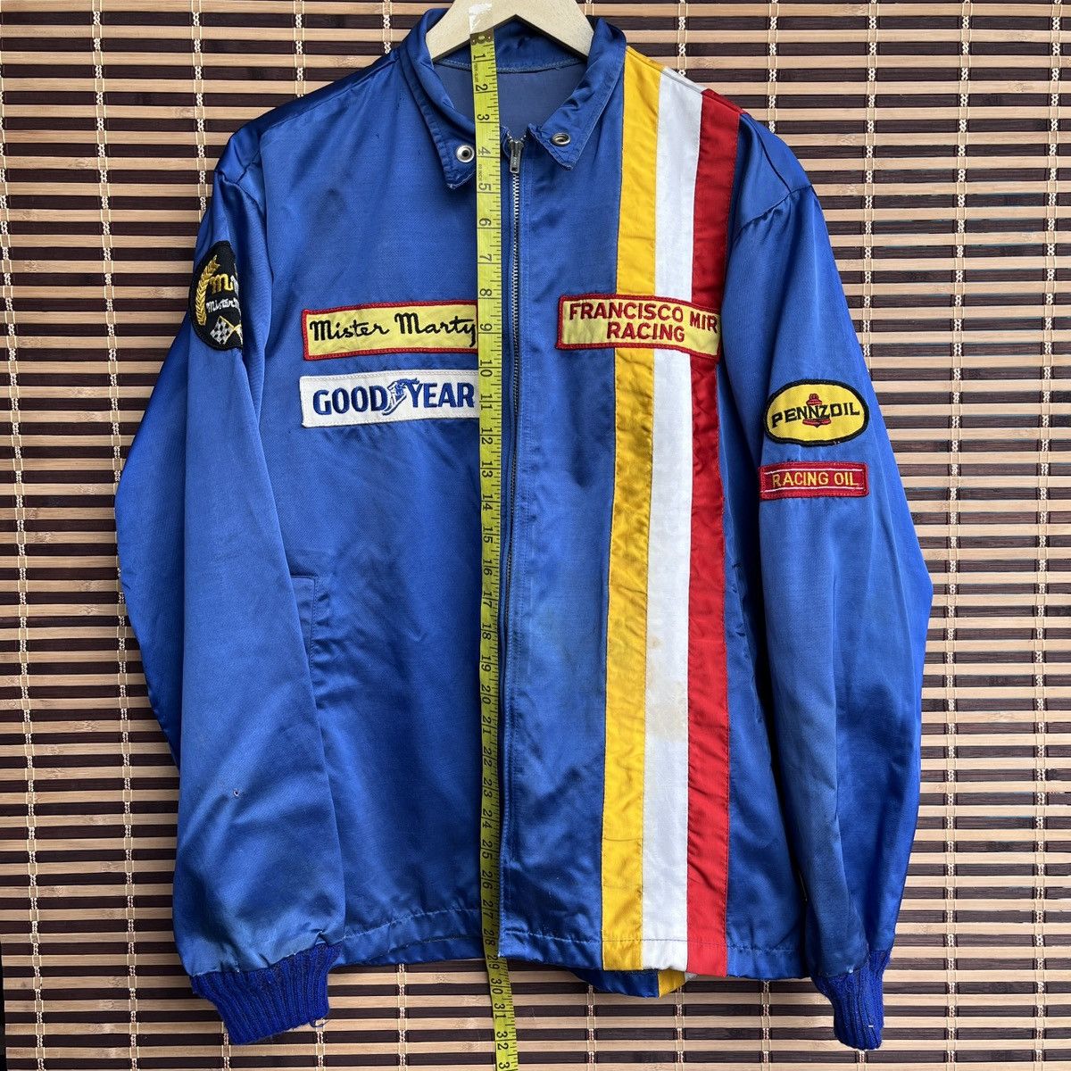 Vintage Distressed 80s Mister Marty Francisco MIR Racing Jacket Size US L / EU 52-54 / 3 - 3 Thumbnail